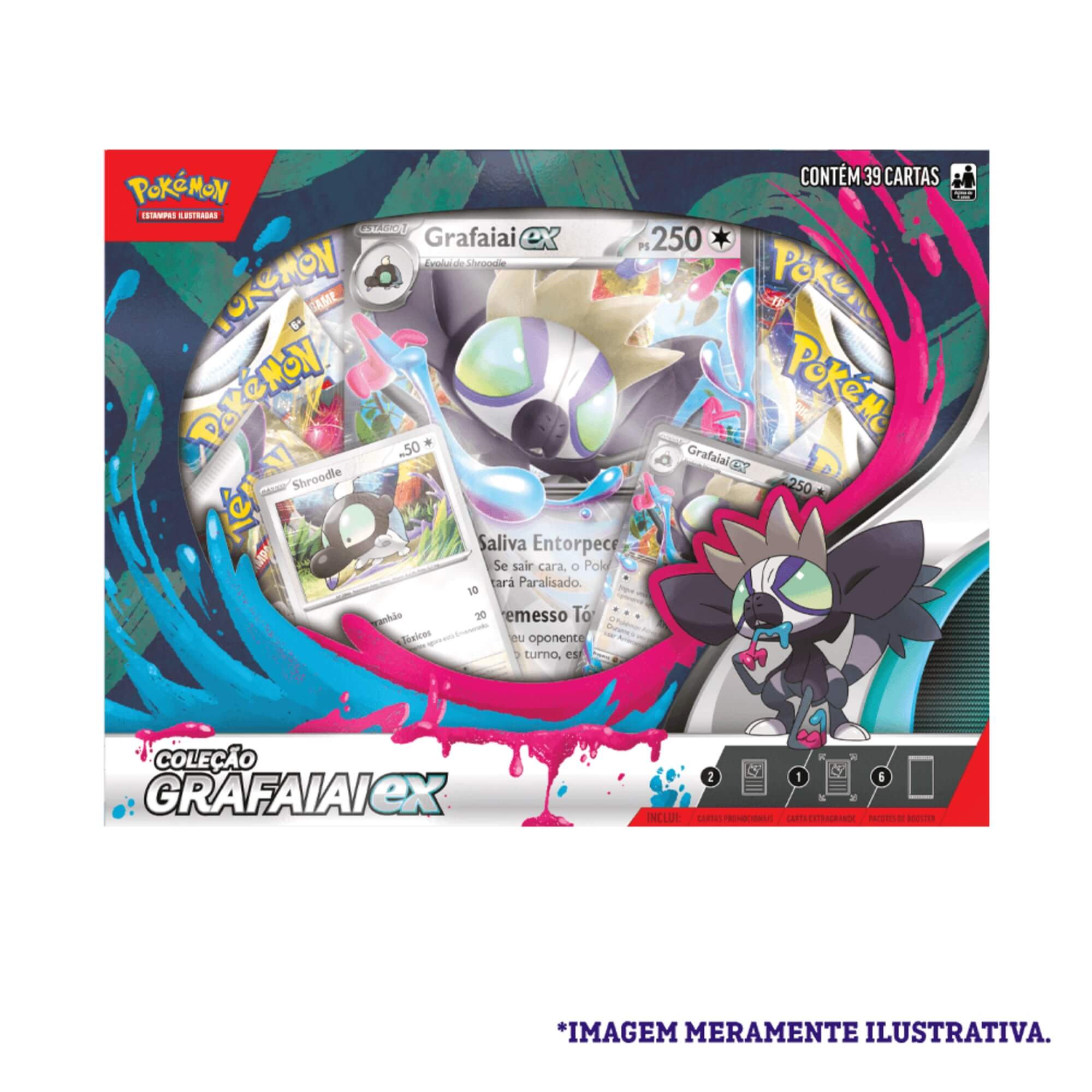 Pokemon EV6 - Box Grafaiai EX Copag - 34160