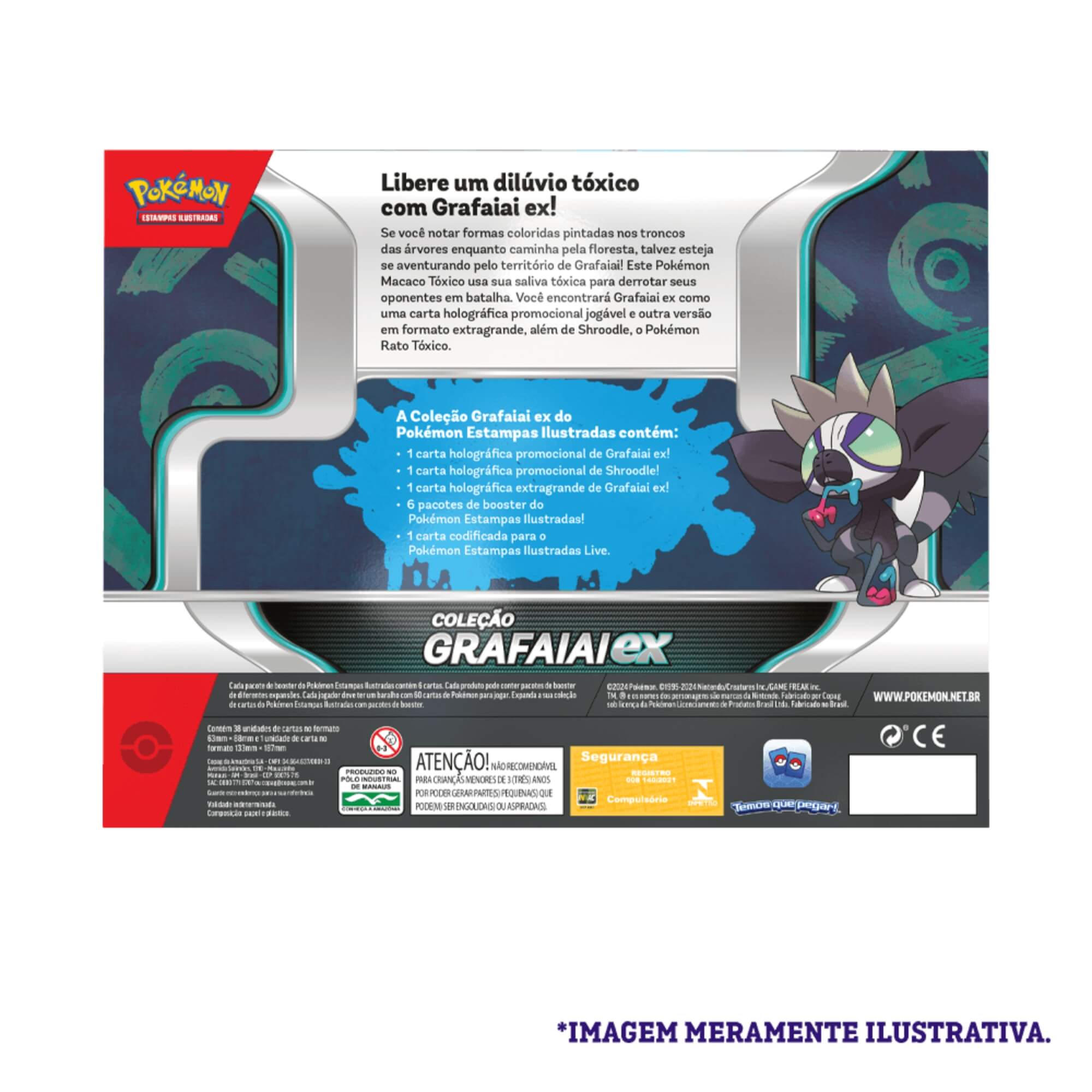 Pokemon EV6 - Box Grafaiai EX Copag - 34160