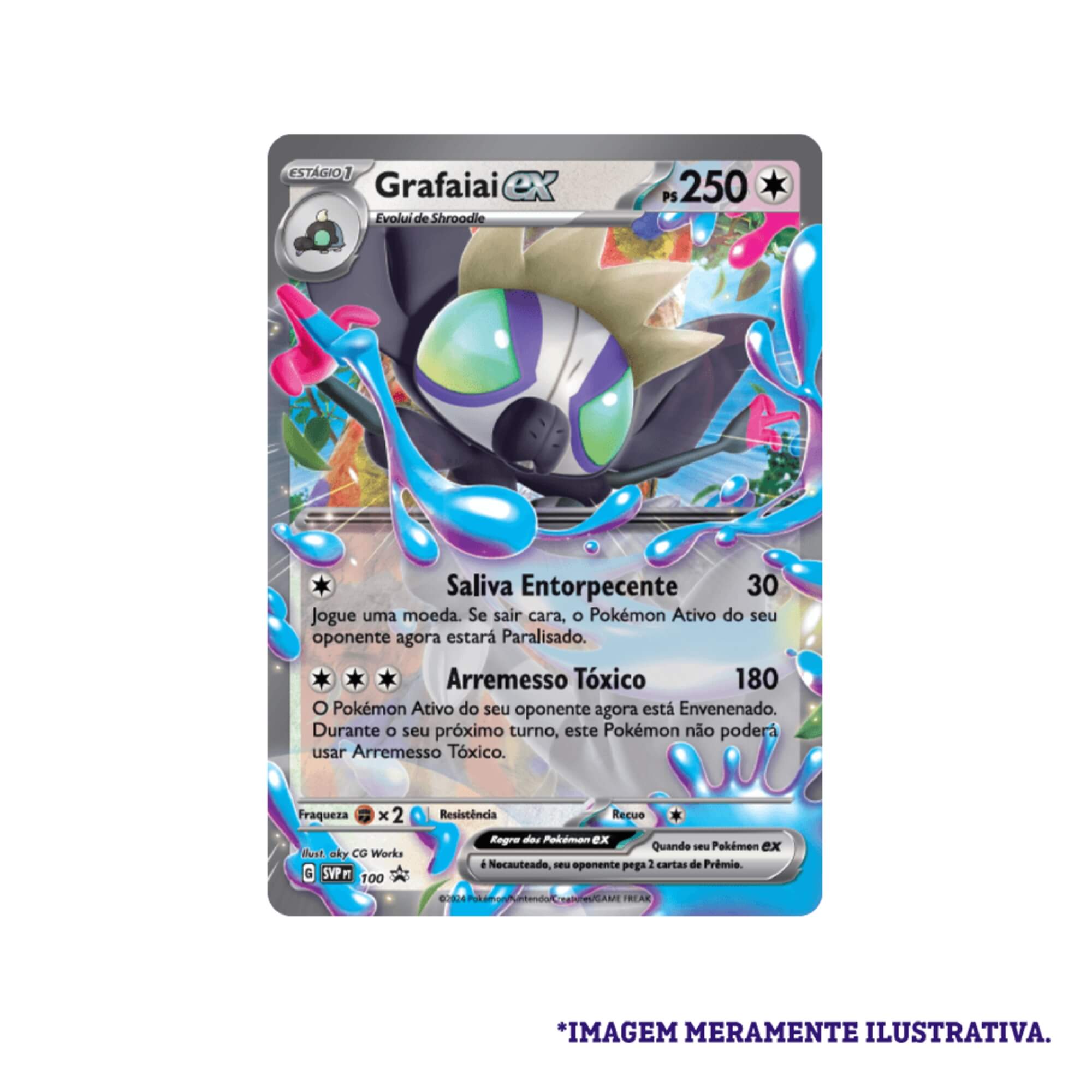 Pokemon EV6 - Box Grafaiai EX Copag - 34160