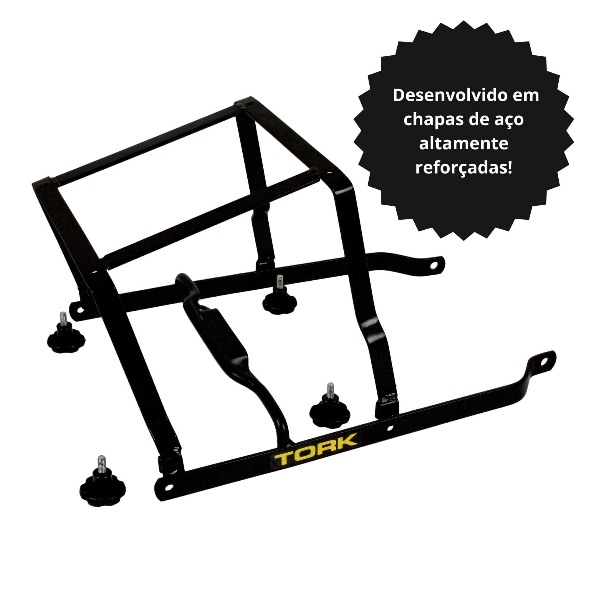 Suporte Baú Removível Compatível c/ Titan Fan 125 de 2005 até 2008 Pro Tork - SU-111H