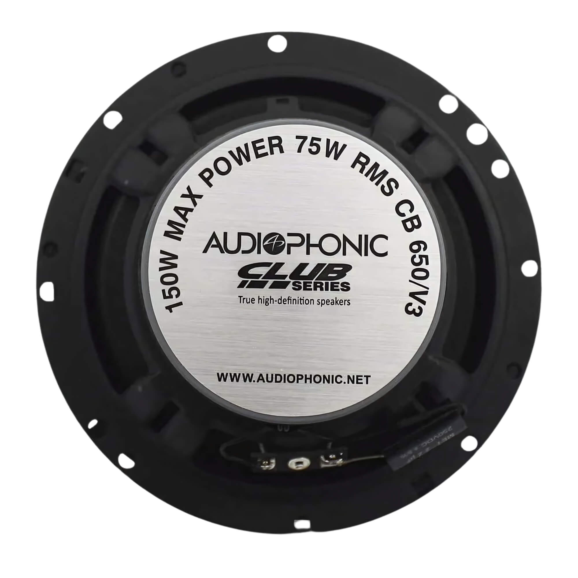 Kit Alto Falantes 6,5" Pol Cone de Celulose + Silica 70hz a 25khz 4 Ohms Audiophonic - CB 650.V3