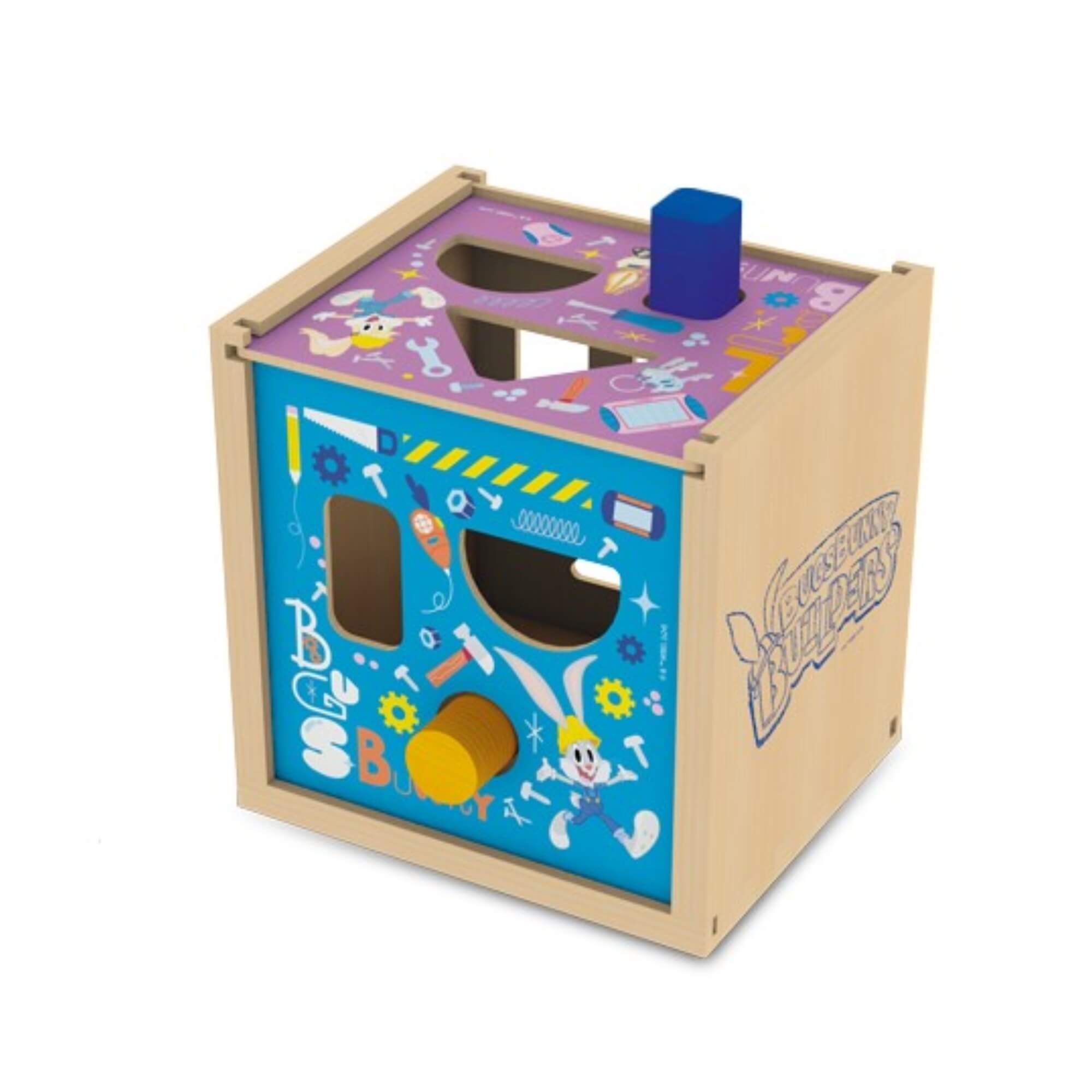 Brinquedo Infantil Cubo Interativo Bugs Bunny 10 Peças Xalingo - 67921
