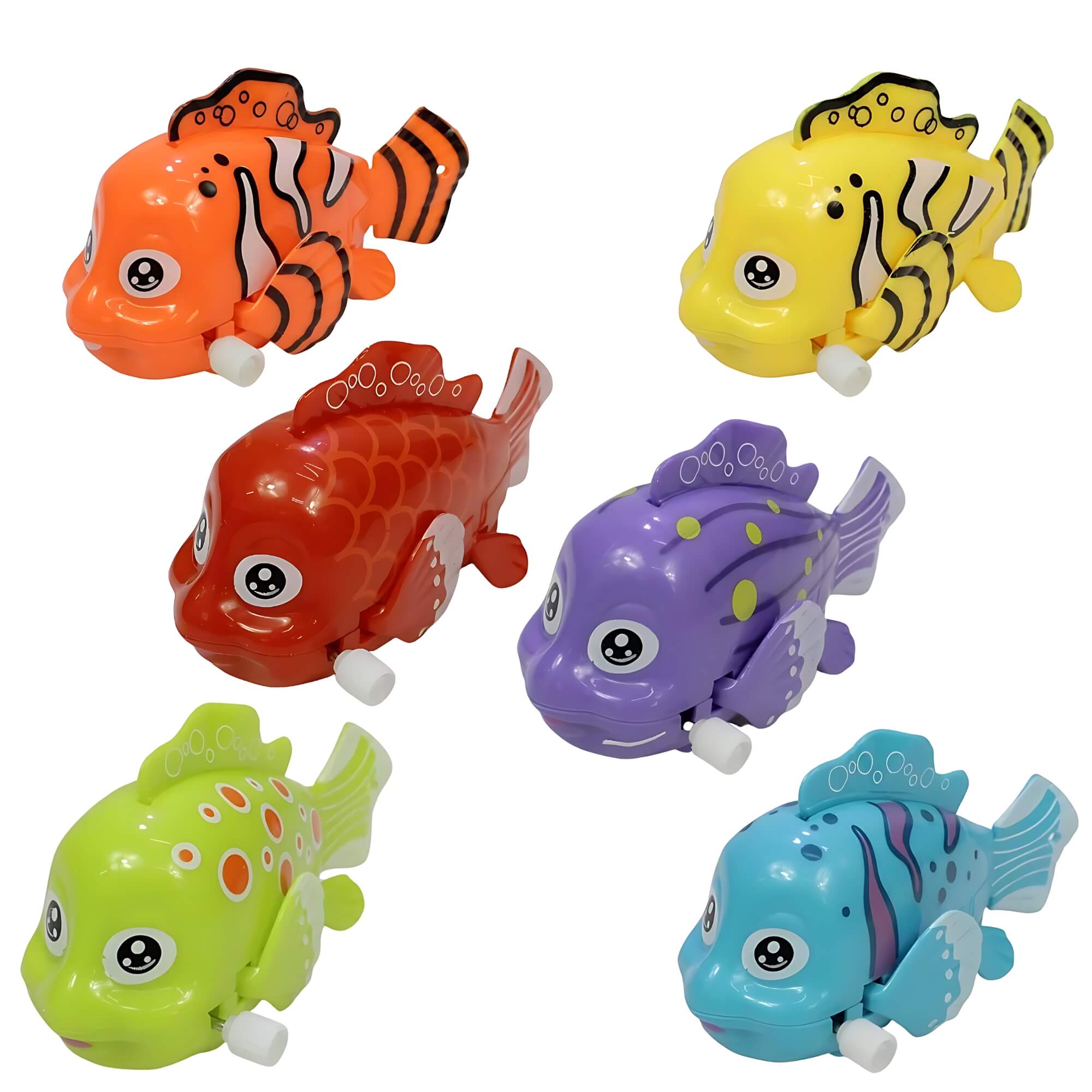 Brinquedo Infantil Peixe de Corda Sortido e Unitário Coloria - 310500998