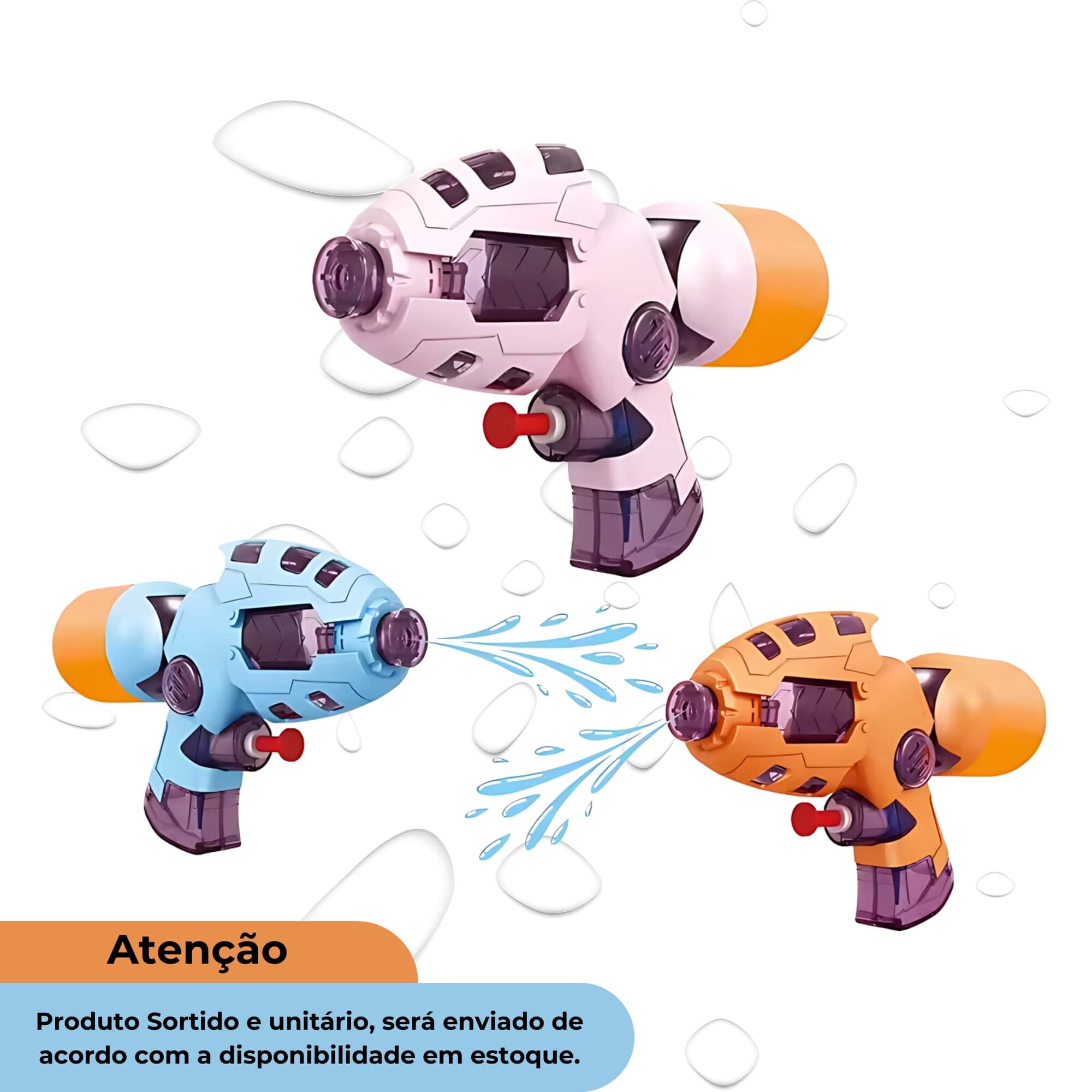 Brinquedo Infantil Pistola de Água Sortida e Unitária Coloria - 320201488
