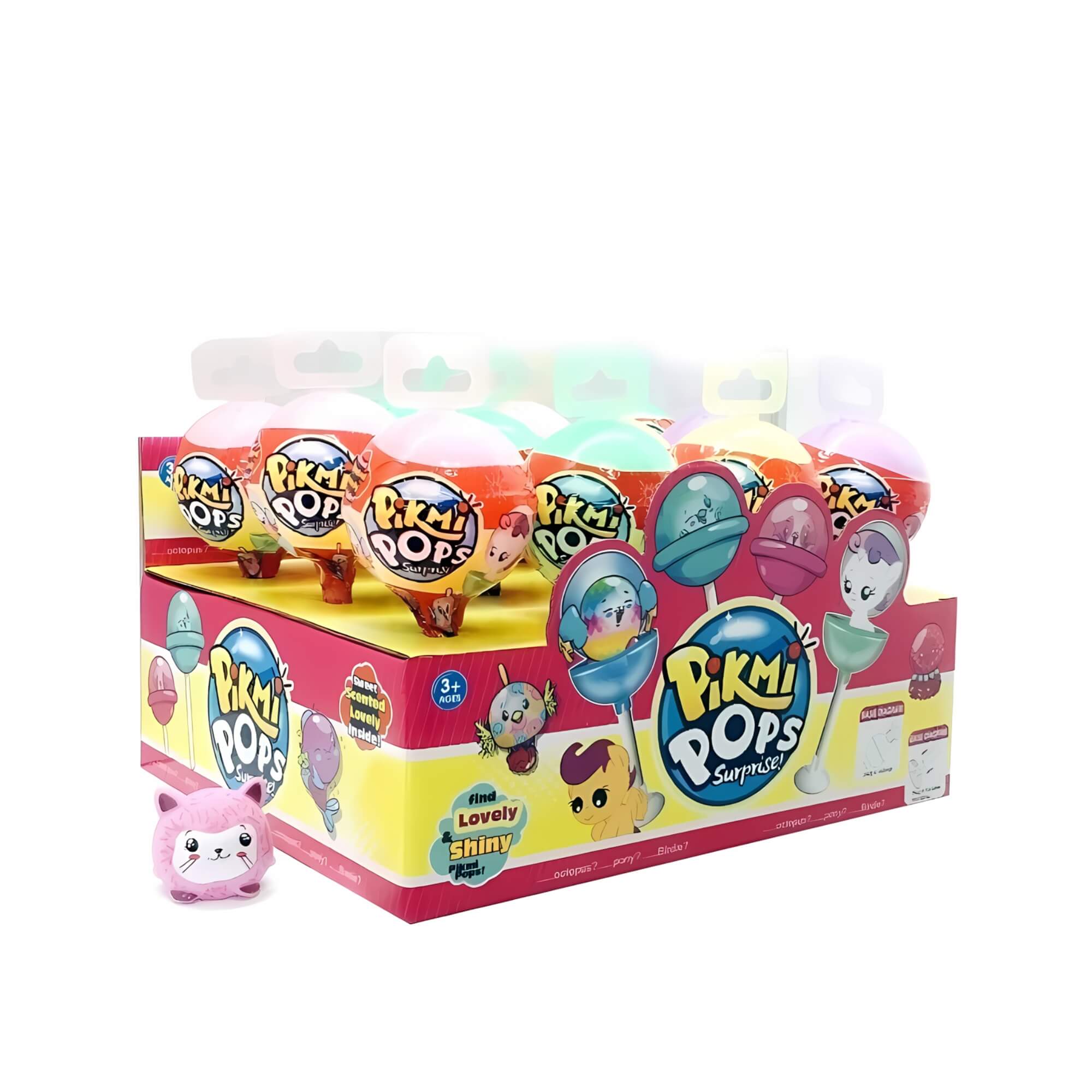 Brinquedo Pirulito com Animalzinho Surpresa de Plástico Sortido e Unitário Coloria - 420203942