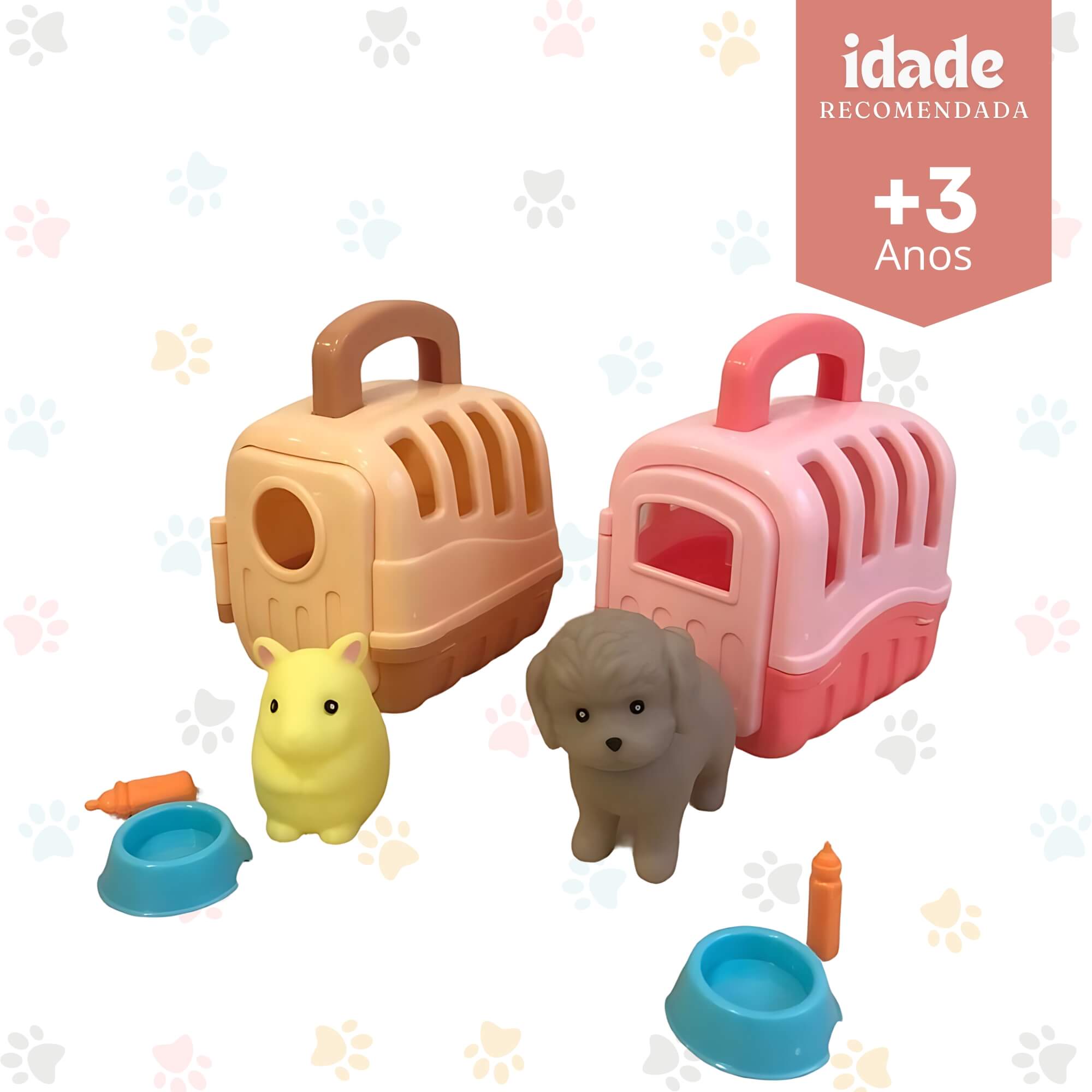 Brinquedo Infantil Pet na Casinha Sortido e Unitário Coloria - 420202680