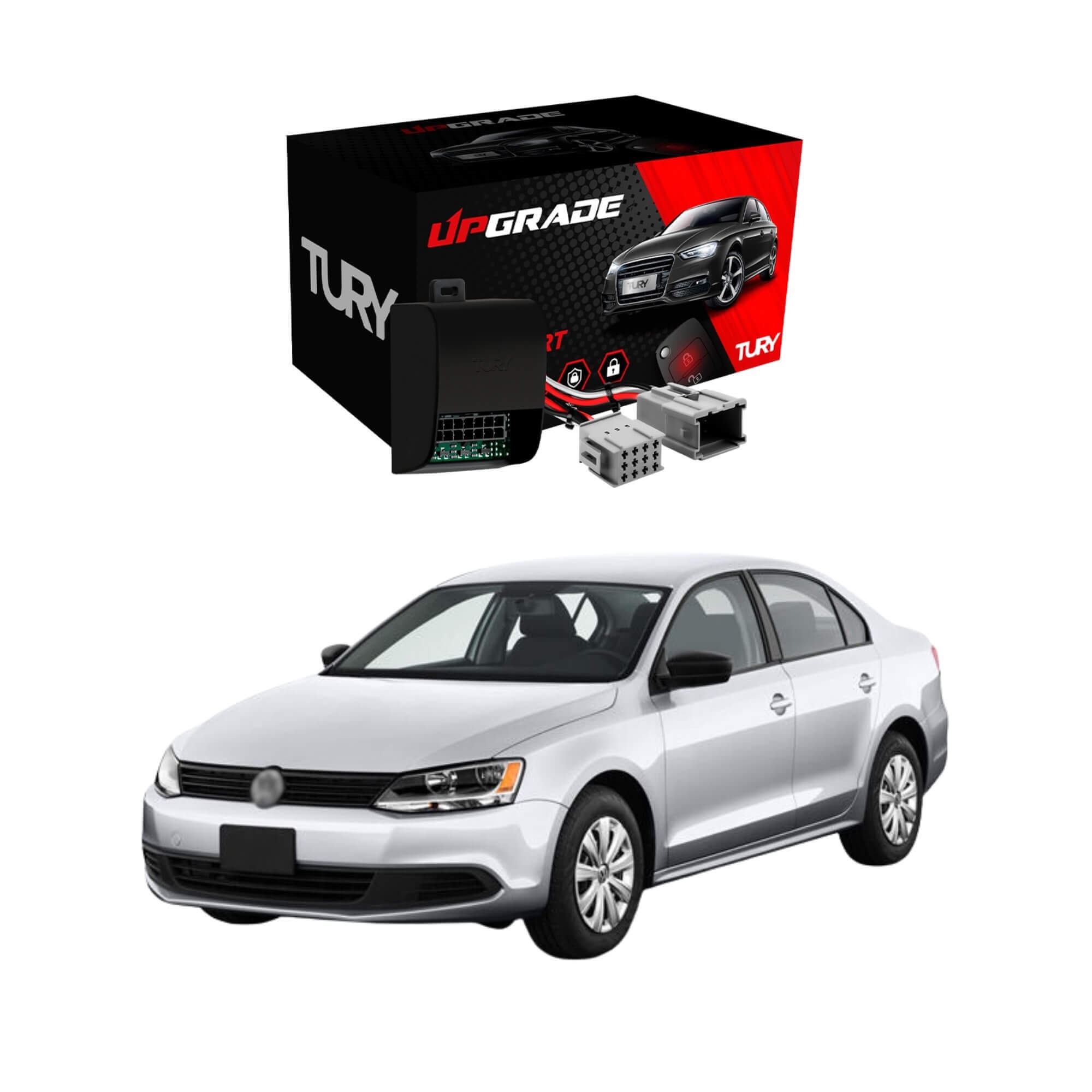 Módulo Automação de Retrovisores Rebatimento compatível com Jetta de 2011-2018 Tury - PARK2.3CY