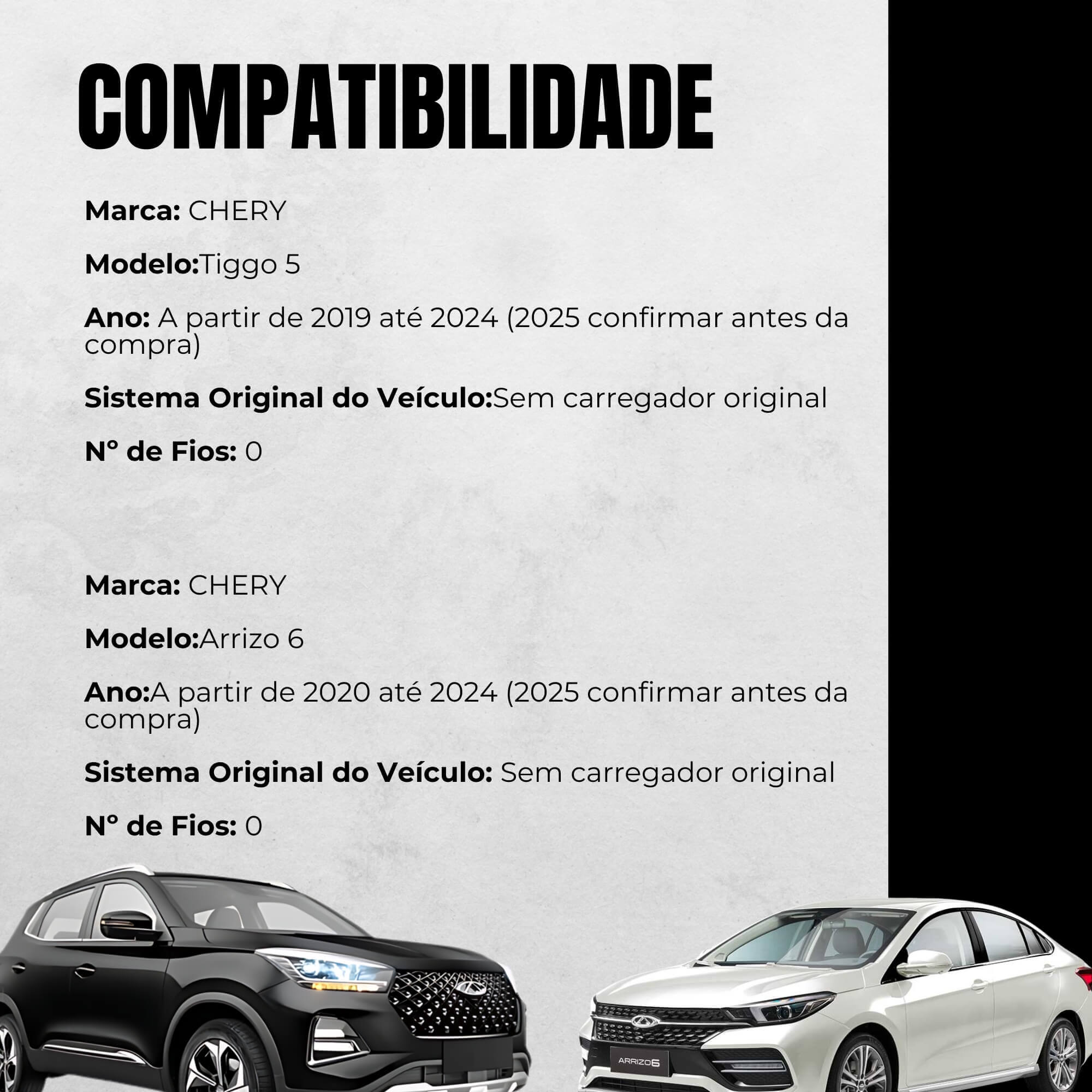 Módulo Eletrônico Carregador Indutivo compatível com Tiggo 5 e Arrizo 6 Tury - ICHARGER1.1BH