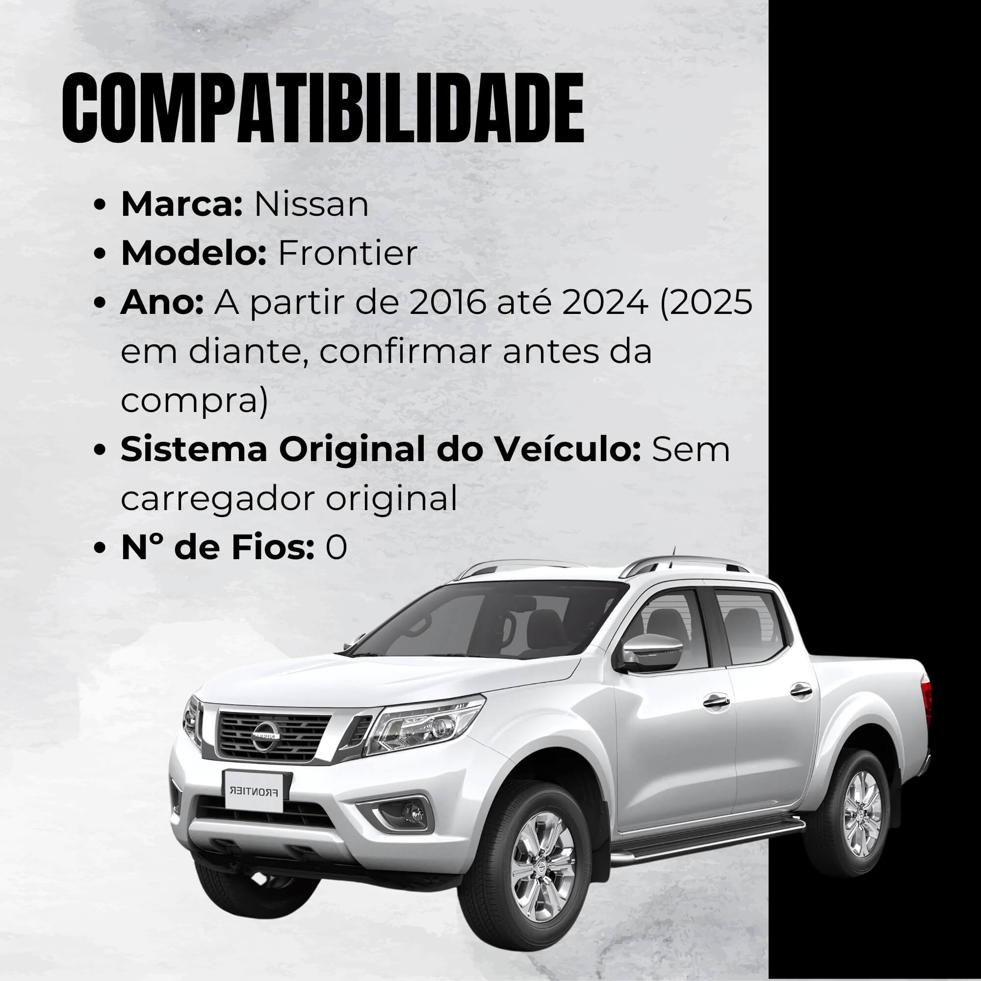 Módulo Eletrônico Carregador Indutivo Frontier A partir de 2016 Tury - ICHARGER1.0AE
