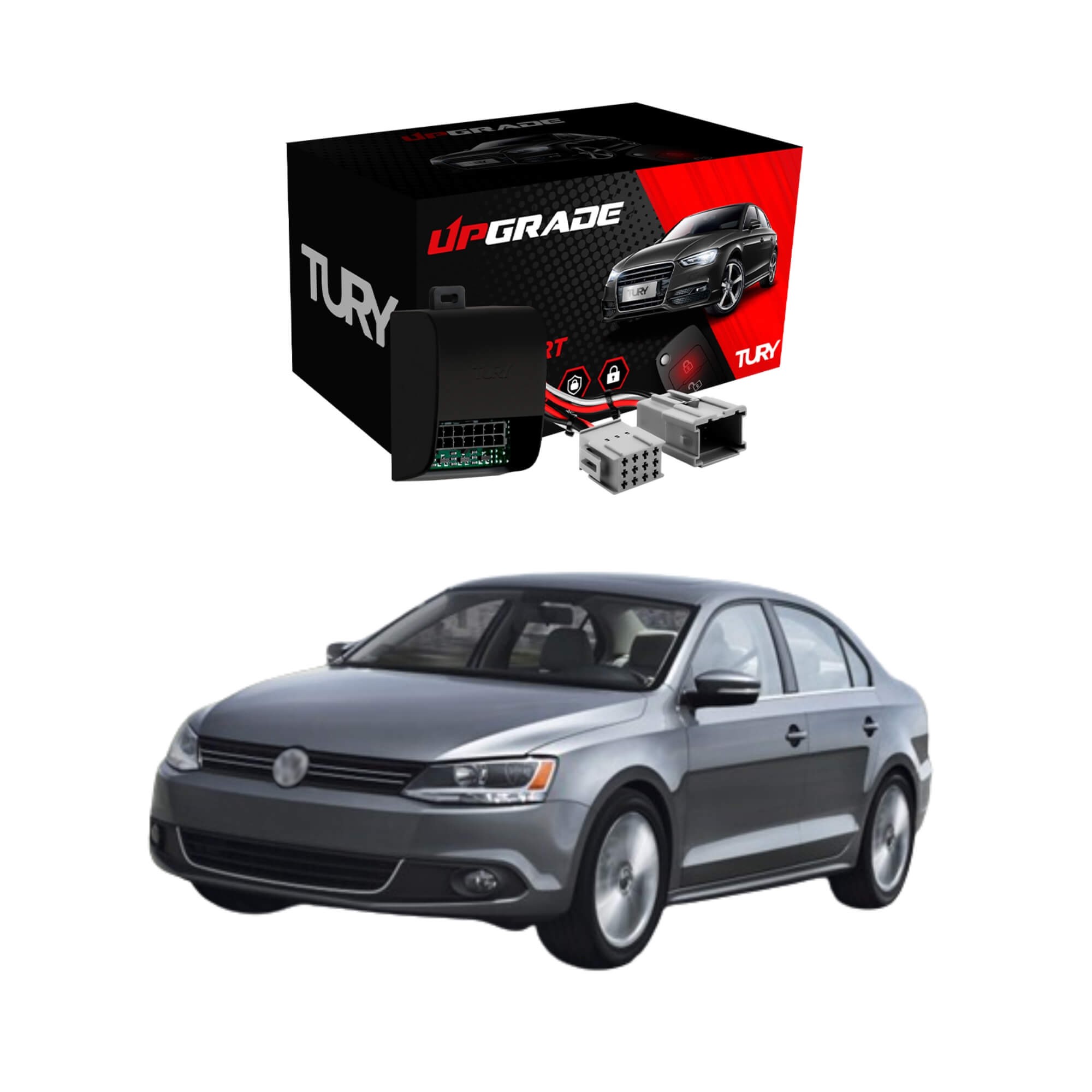 Módulo Automação de Retrovisores Rebatimento compatível com Jetta de 2011-2018 Tury - PARK2.3CY