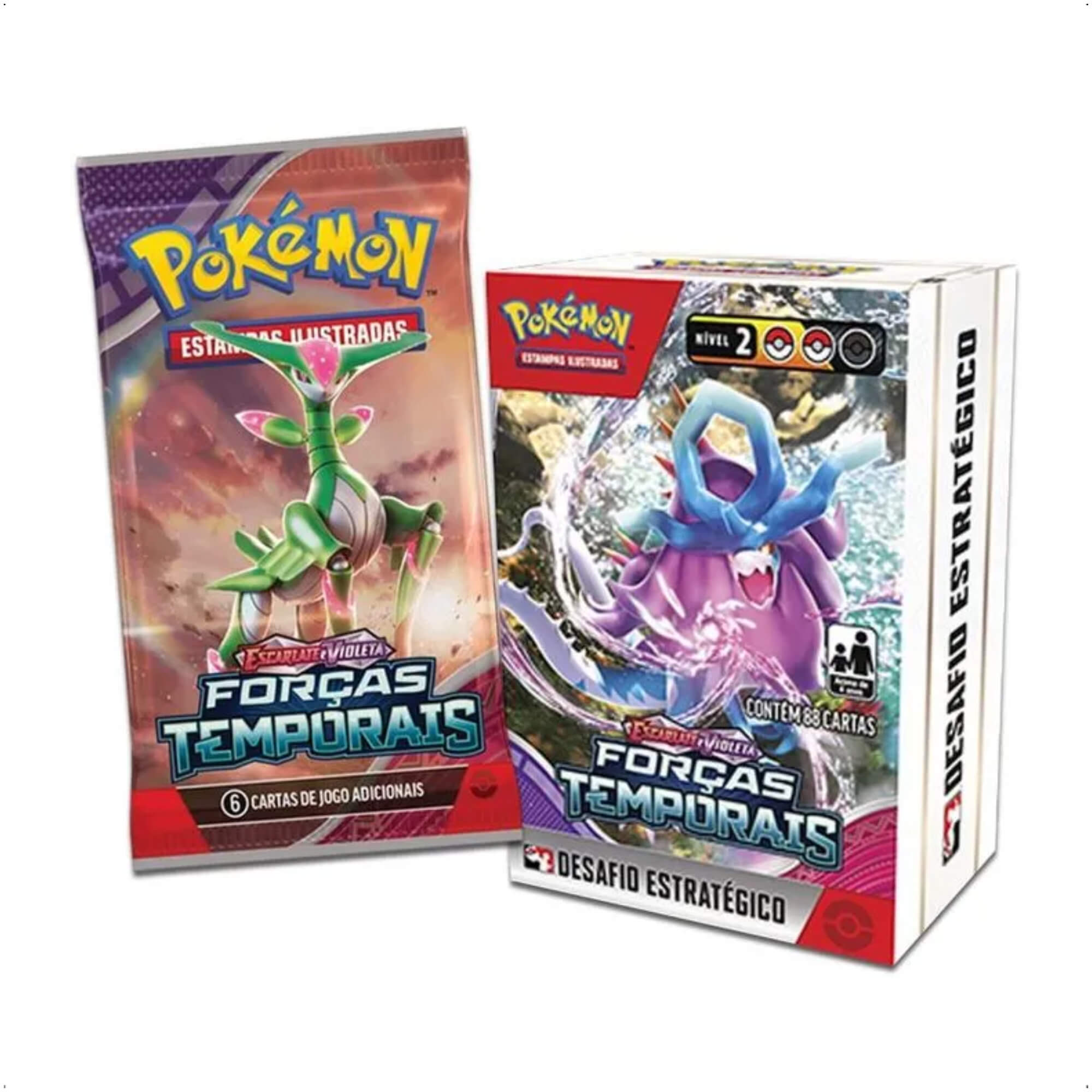 Pokemon EV5 Desafio Estrategico - Forças Temporais Copag 33976