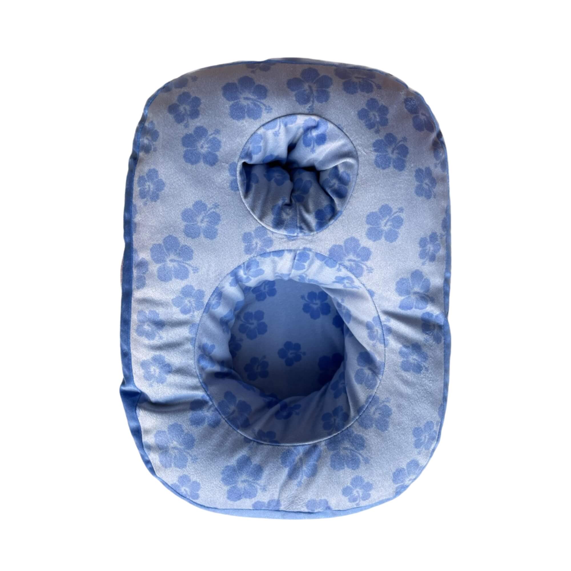 Kit Almofada Pipoca Infantil Stitch Fibra Veludo Azul Zona Criativa - 10065191