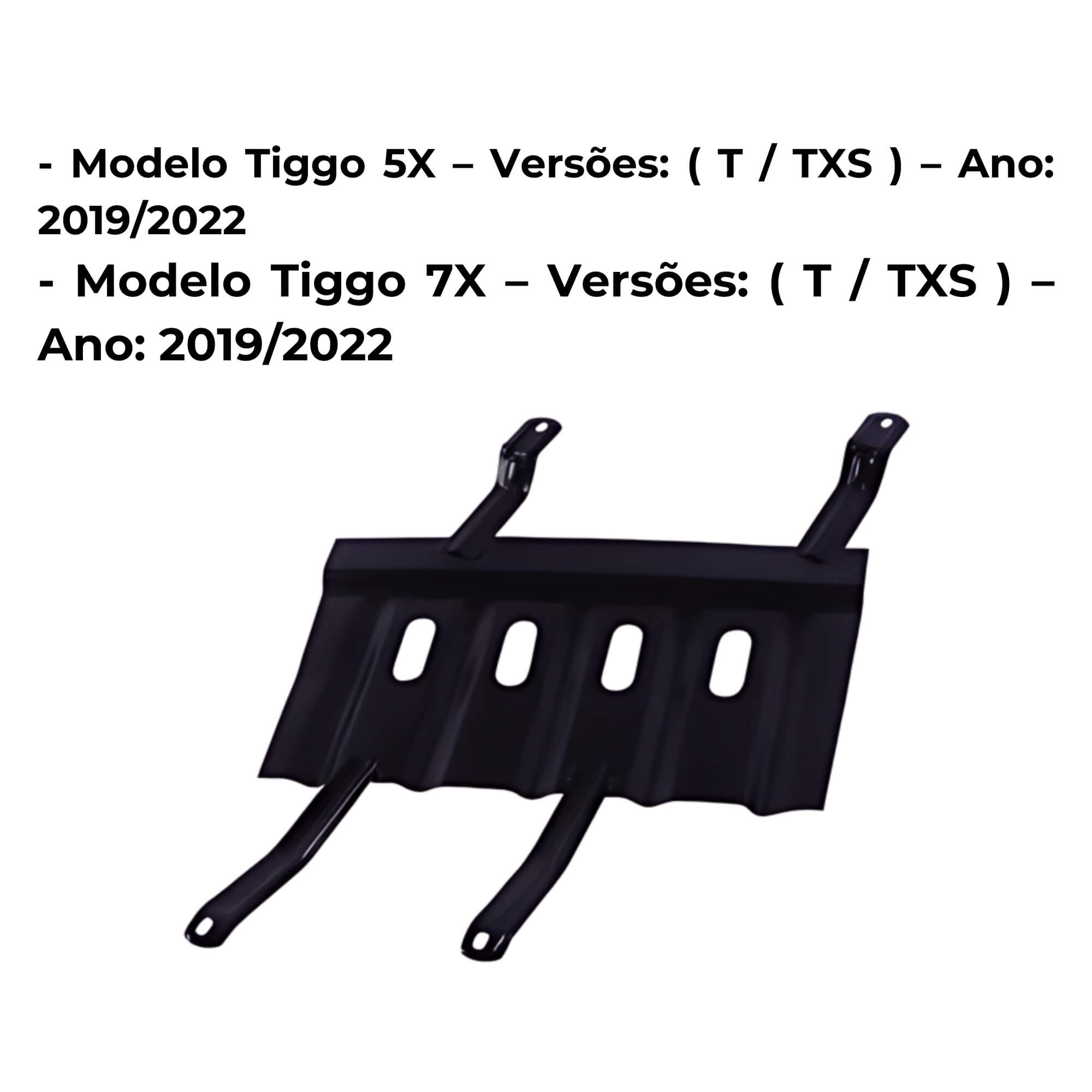 Protetor de Carter Para Tiggo 5X-(T/TXS) dos Anos 2019 e 2020 e Tiggo 7X-(T/TXS)  ATOS - AT-7700S