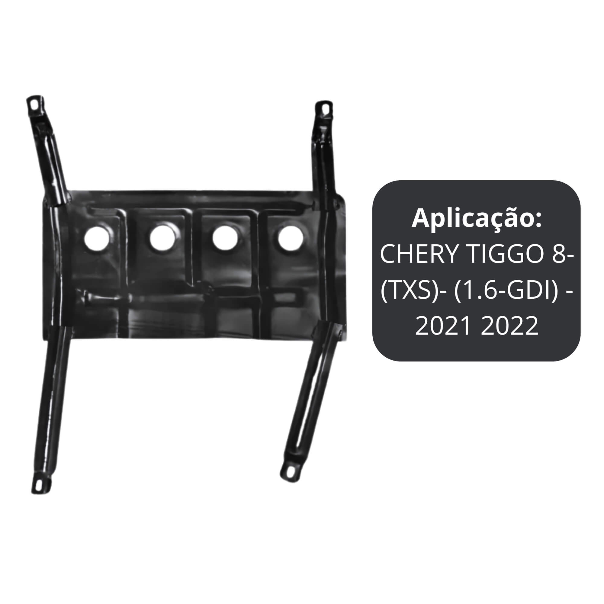 Protetor de Carter Chery Tiggo 8 TXS (1.6-GDI) - 2021/2022 Atos - AT-7705S