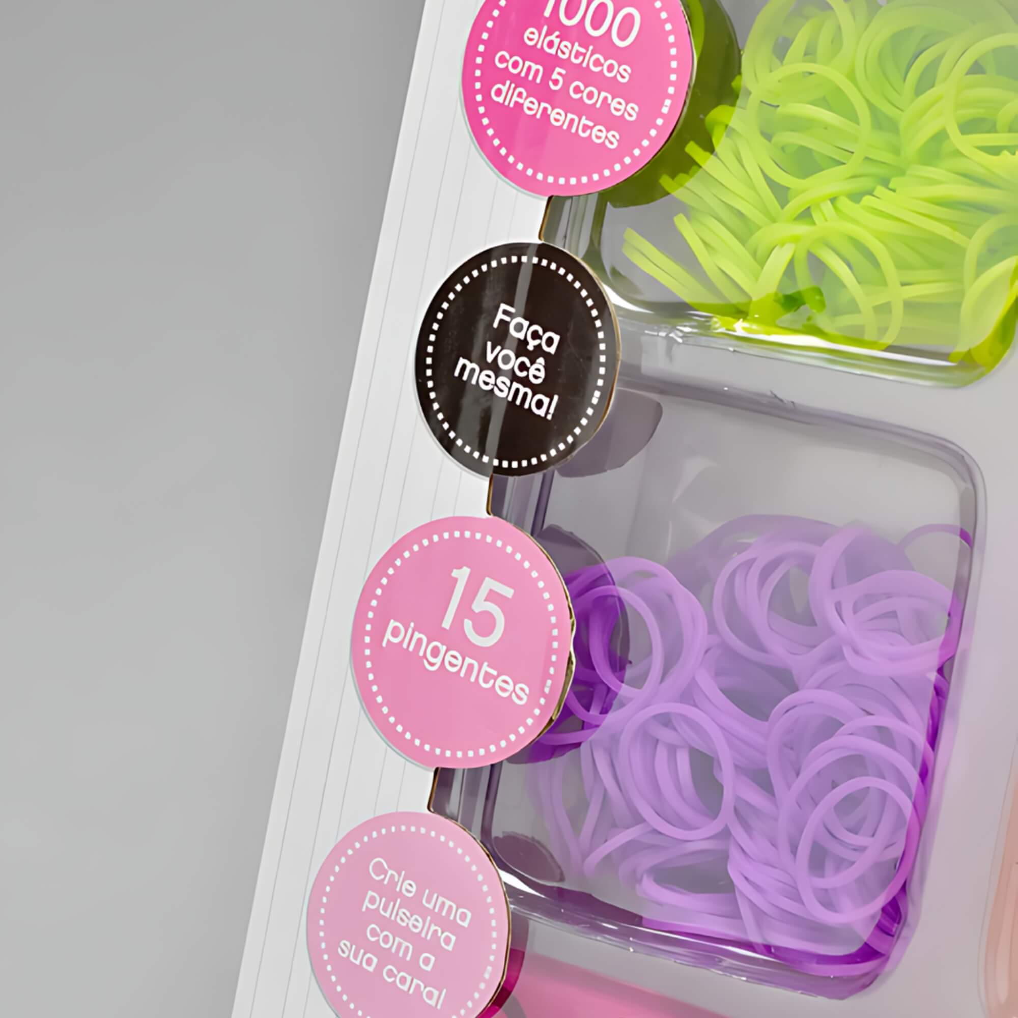 Brinquedo Infantil Fábrica de Pulseiras de Elástico My Style Clássico Multikids - BR1472
