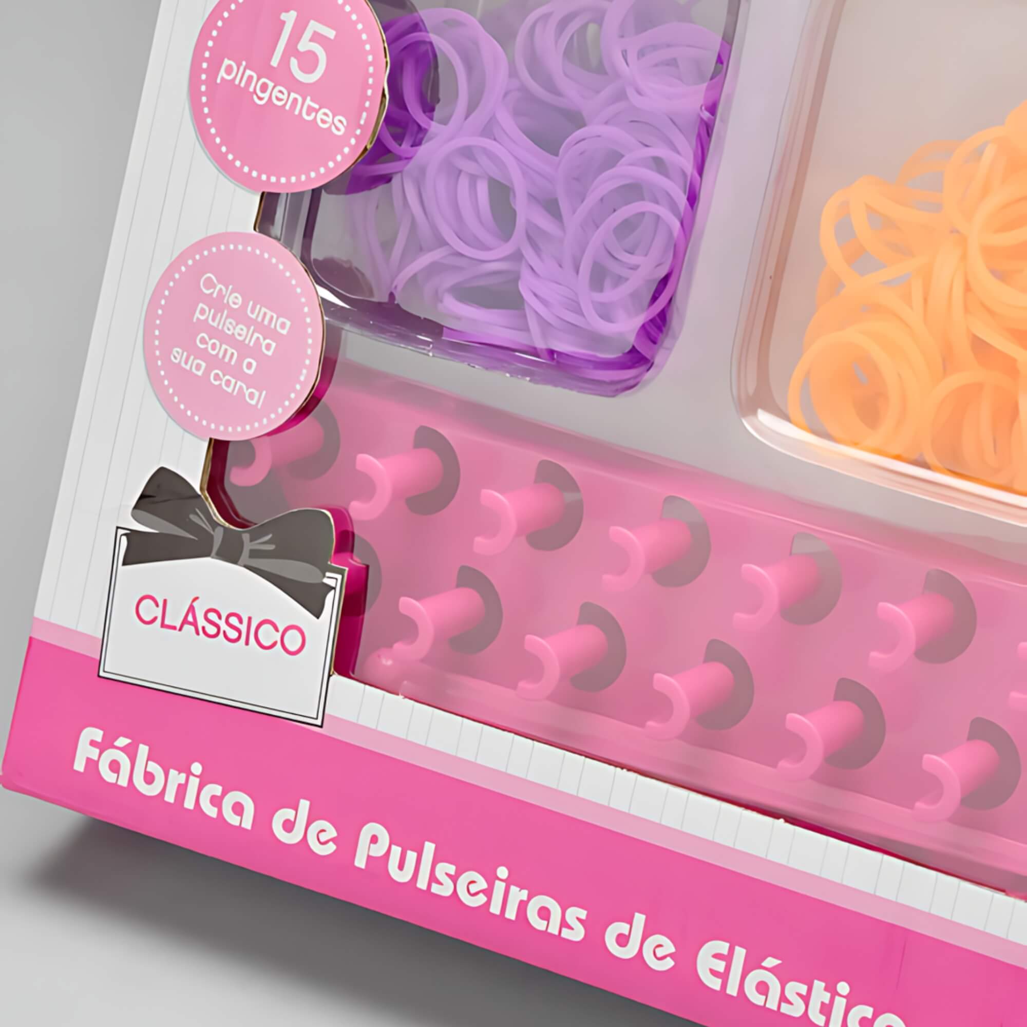 Brinquedo Infantil Fábrica de Pulseiras de Elástico My Style Clássico Multikids - BR1472