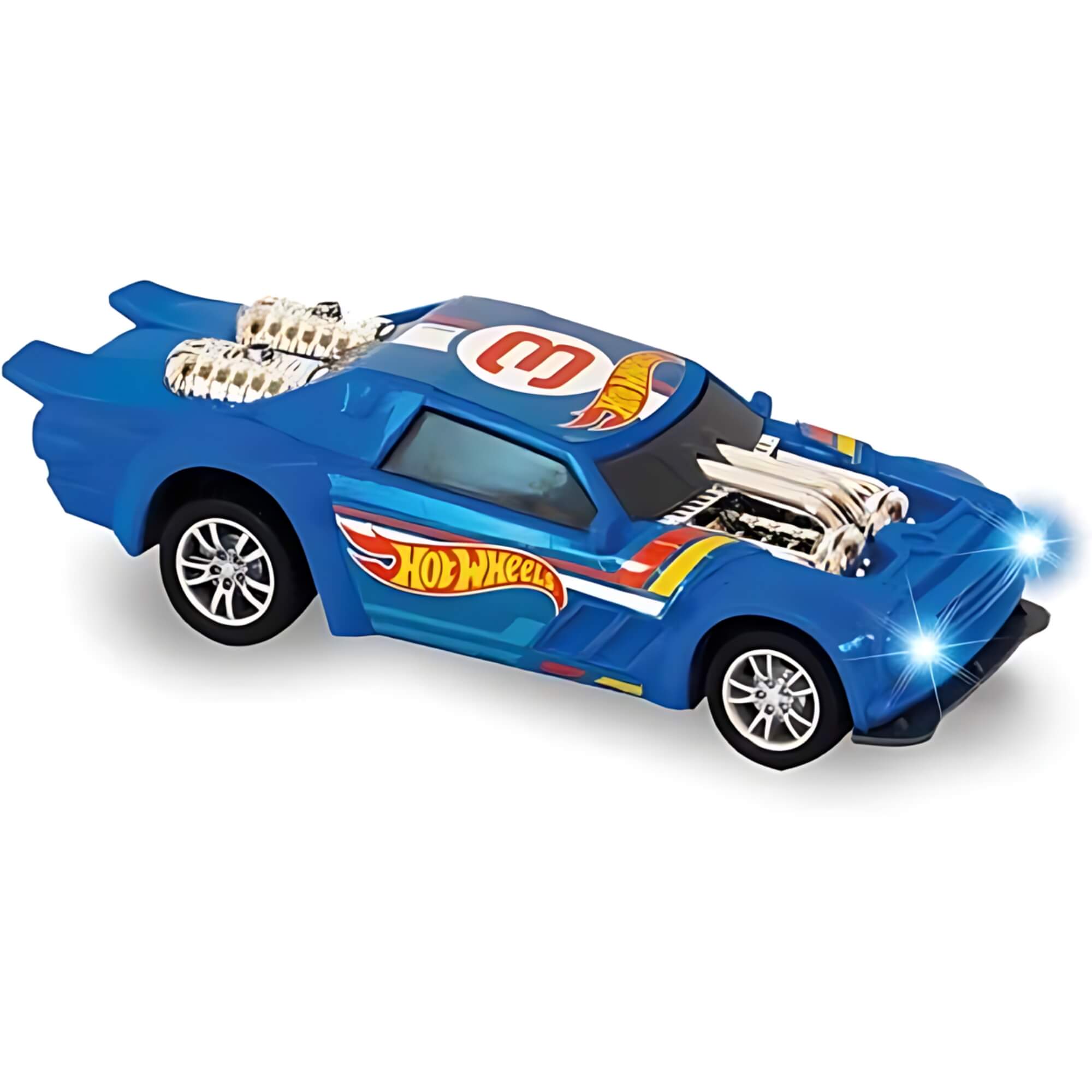 Brinquedo Infantil Carrinho de Fricção Hot Wheels Fast Racer Sortido e Unitário Multikids -BR2084