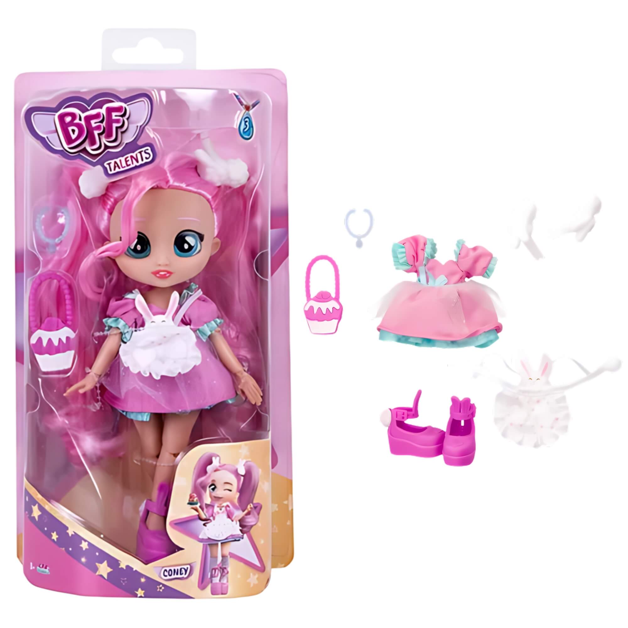 Boneca Infantil BFF By Cry Babies Talents Series Sortida e Unitária Multikids - BR2099