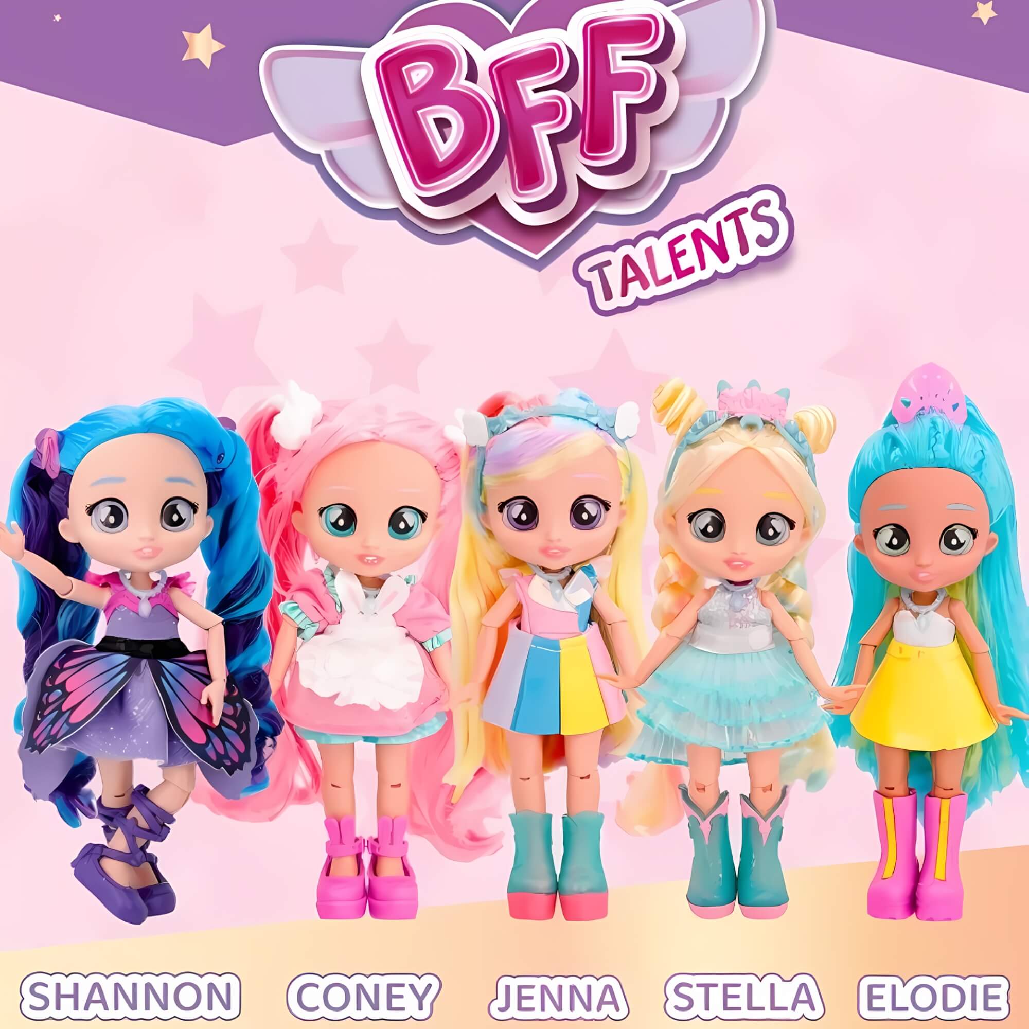 Boneca Infantil BFF By Cry Babies Talents Series Sortida e Unitária Multikids - BR2099