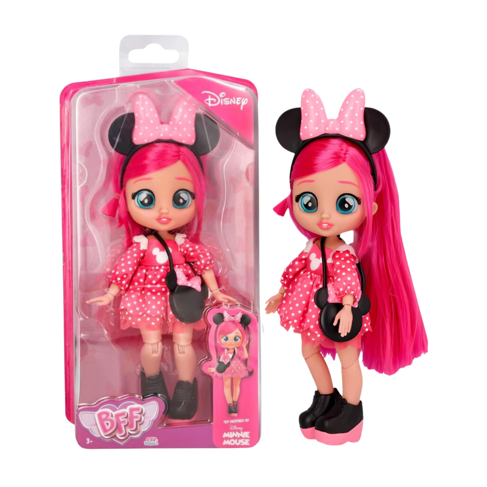 Boneca Infantil BFF by Cry Babies Edição Disney Sortida e Unitária Multikids - BR2100