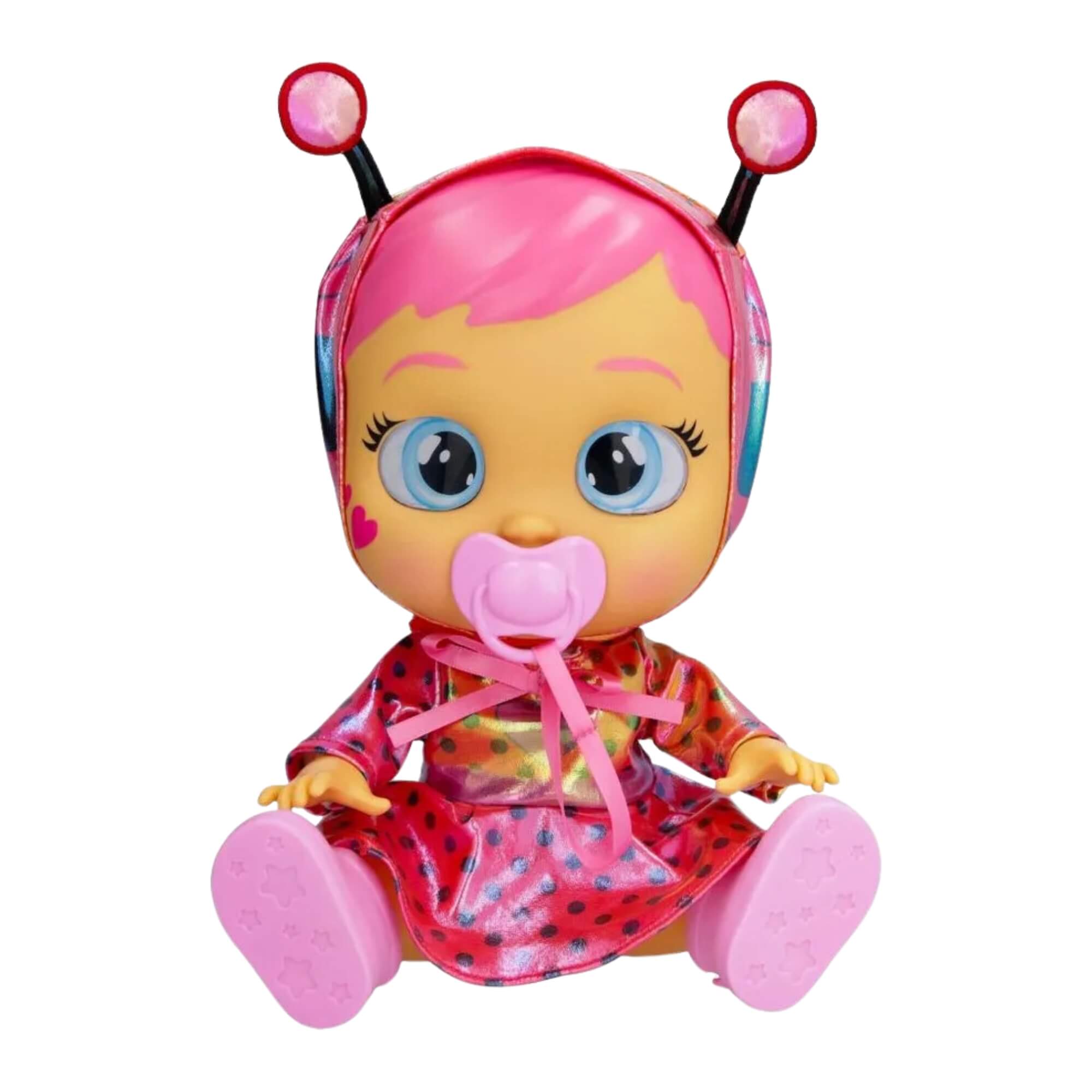 Boneca Infantil Cry Babies Stars Lady com Olhos que Brilham Multikids - BR2237