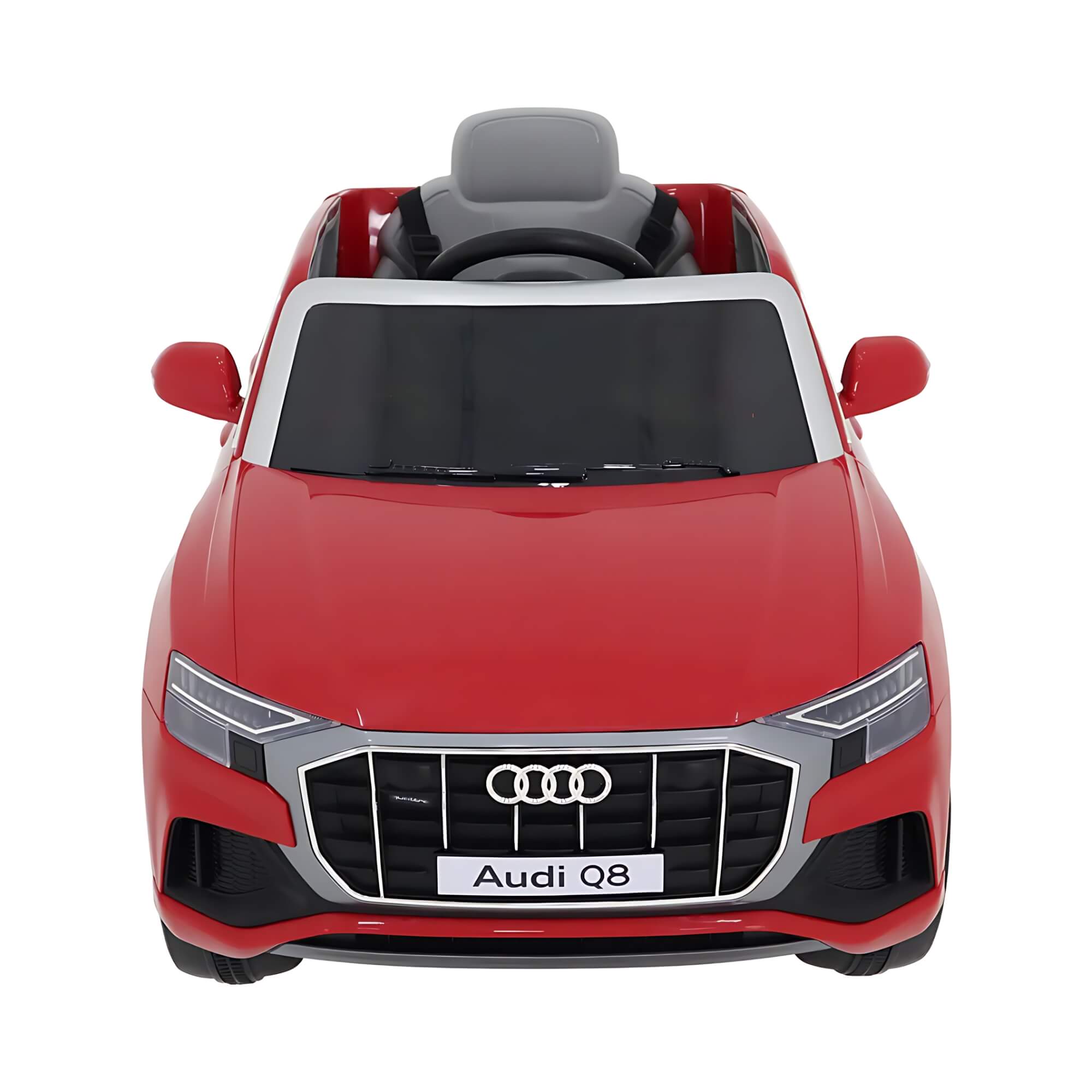 Carrinho Elétrico Audi Q8 12V Vermelho c/ Controle Remoto para Crianças até 30kg Bel - 929604