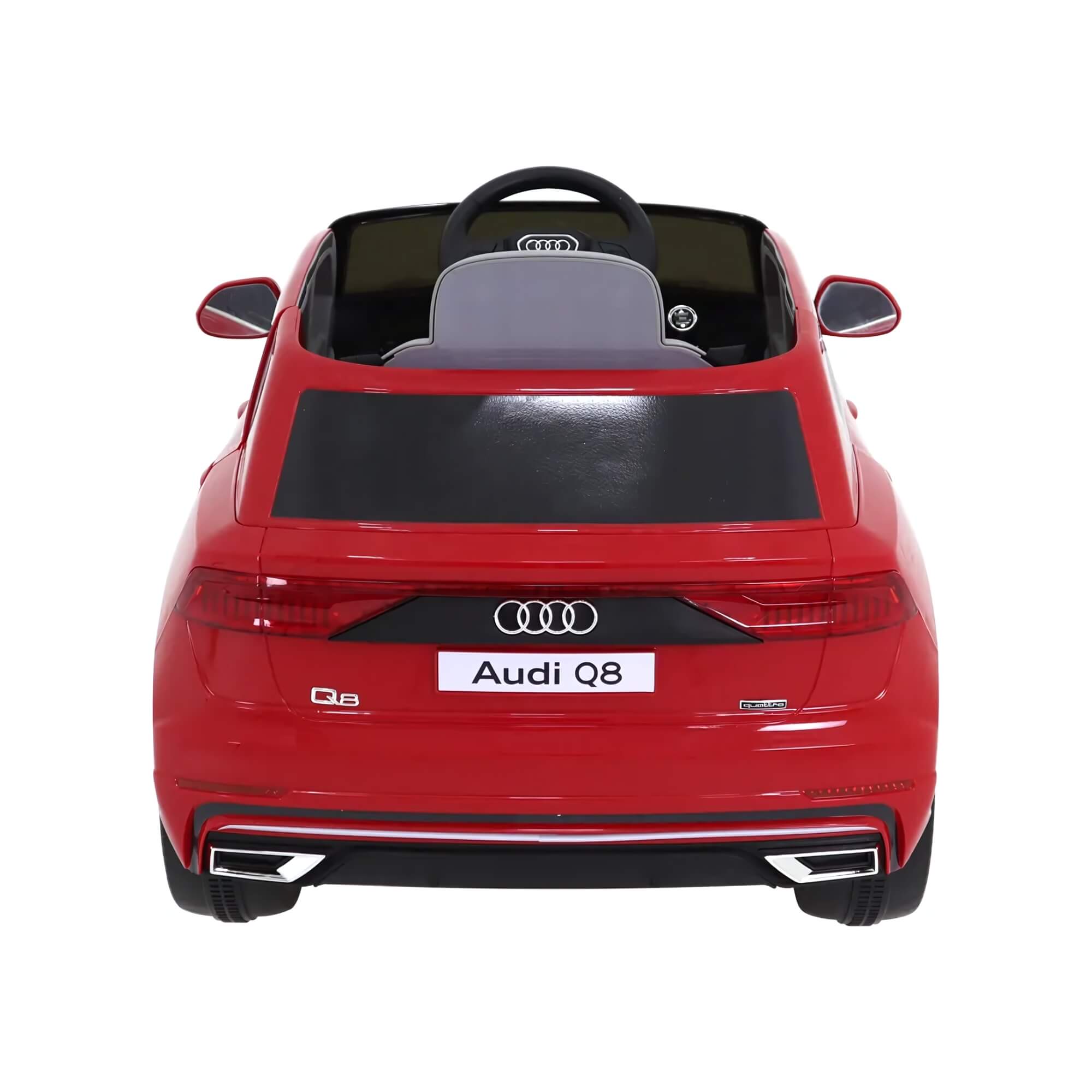 Carrinho Elétrico Audi Q8 12V Vermelho c/ Controle Remoto para Crianças até 30kg Bel - 929604