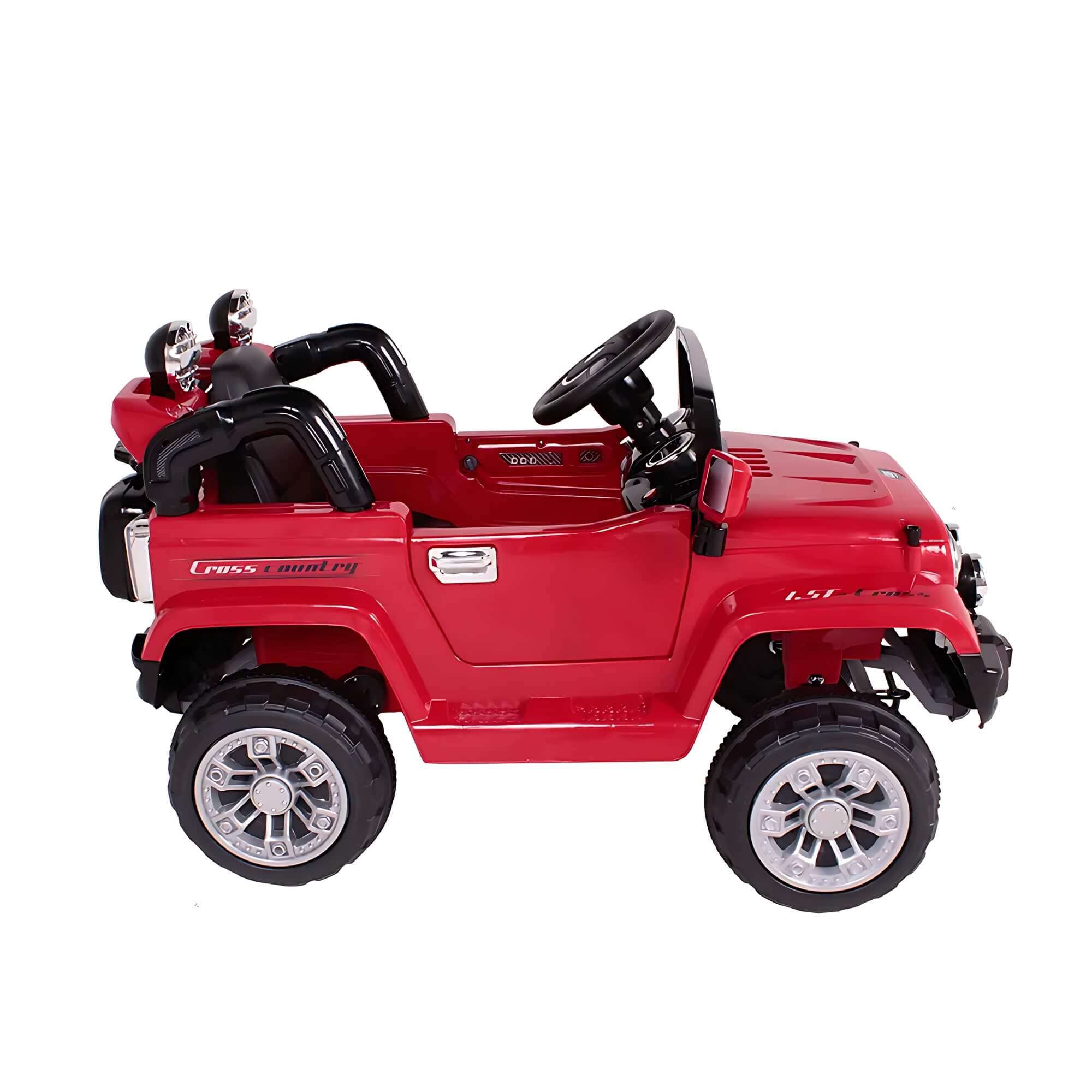 Carrinho Jipe Elétrico Infantil Trilha 12V Vermelho com Controle Remoto Bel - 927604