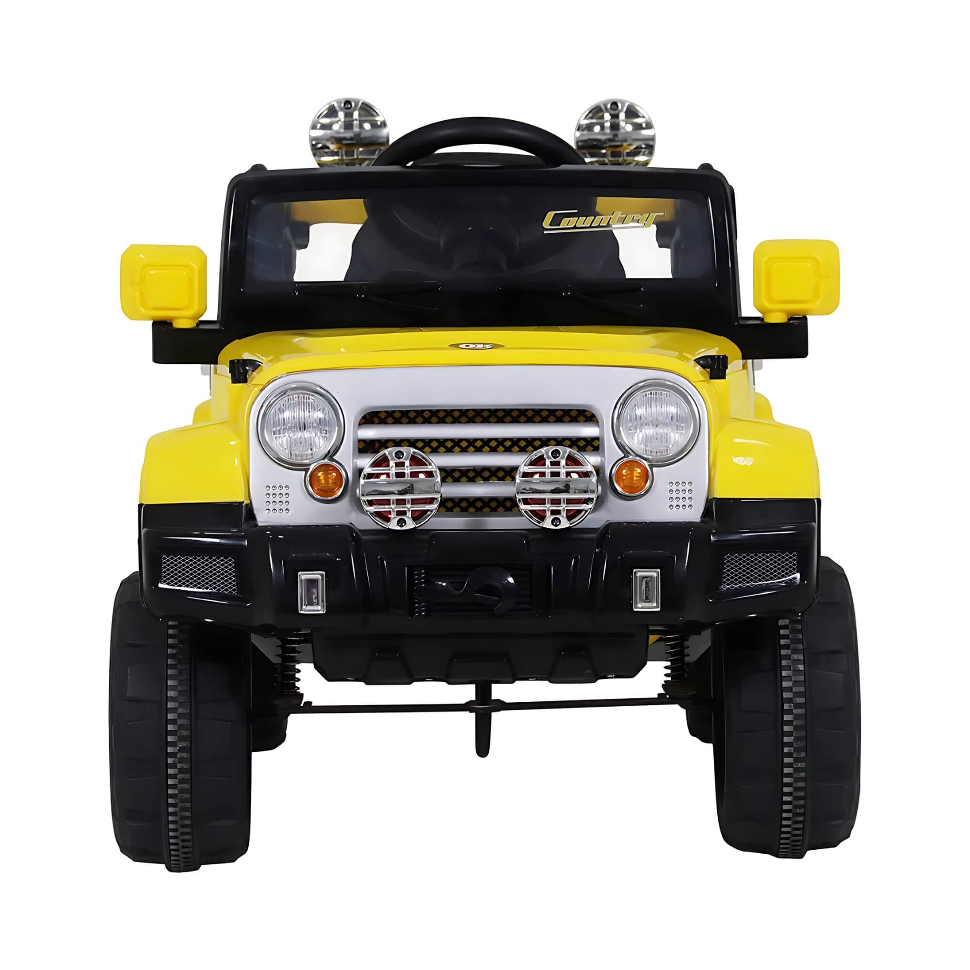 Carrinho Elétrico Jipe Infantil Trilha 12V Amarelo com Controle Remoto Bel - 927600