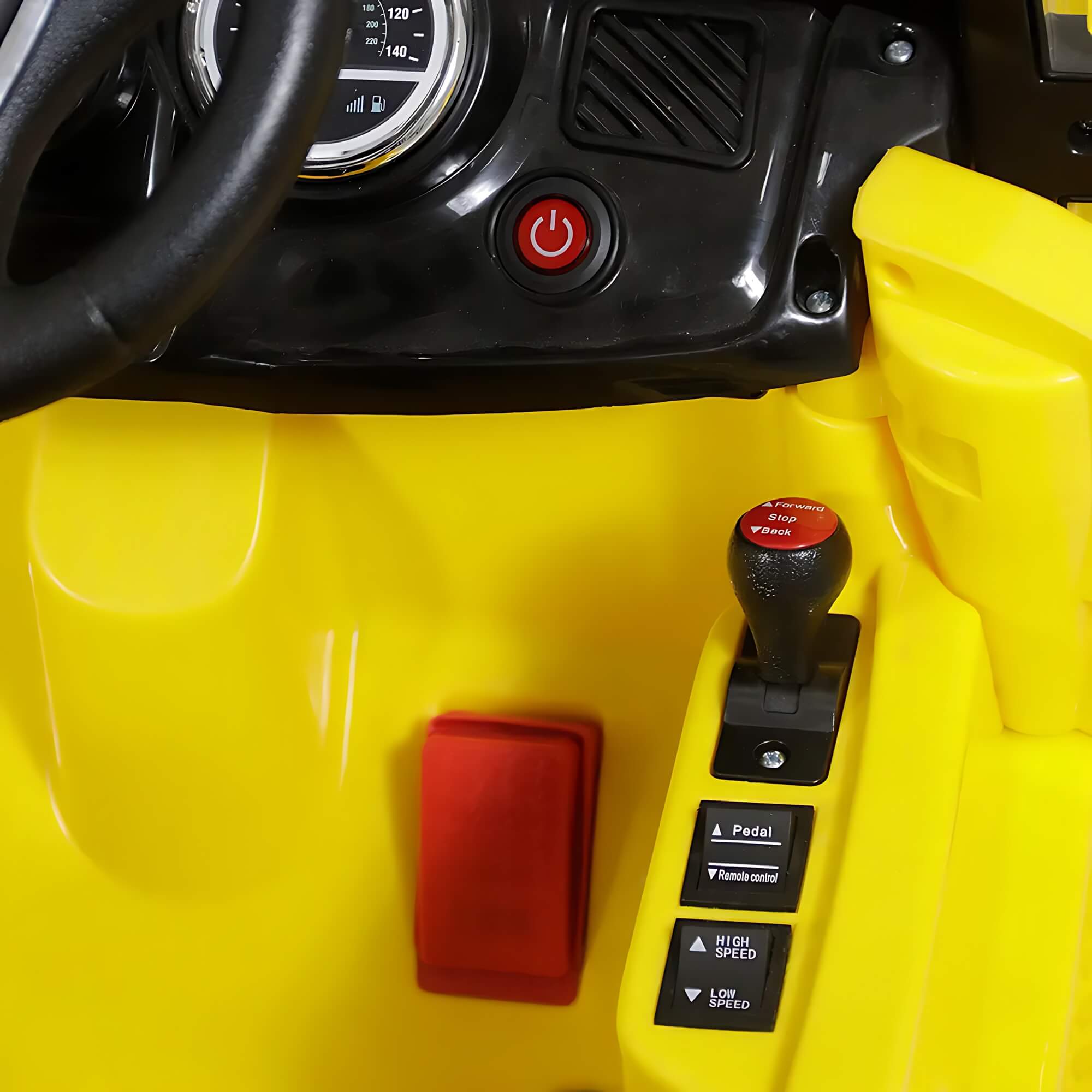 Carrinho Elétrico Jipe Infantil Trilha 12V Amarelo com Controle Remoto Bel - 927600