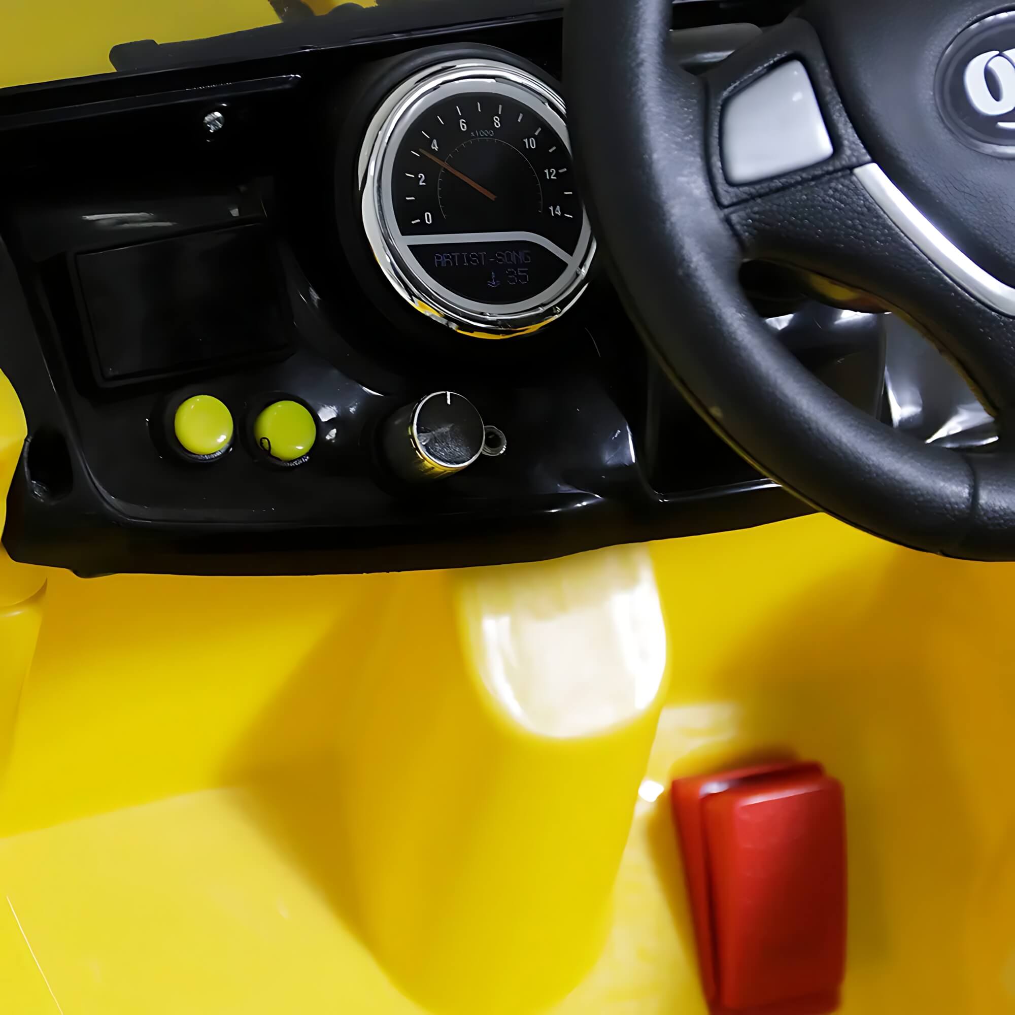 Carrinho Elétrico Jipe Infantil Trilha 12V Amarelo com Controle Remoto Bel - 927600