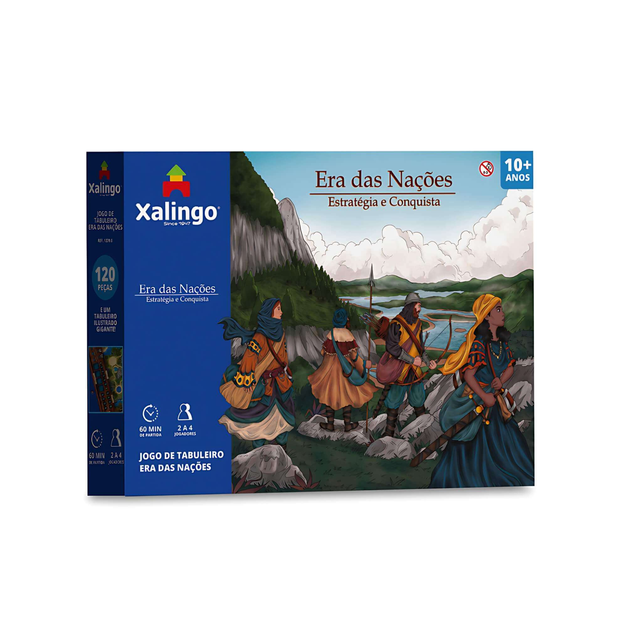 Jogo de Tabuleiro Era das Nações 120 Peças Xalingo - 12798