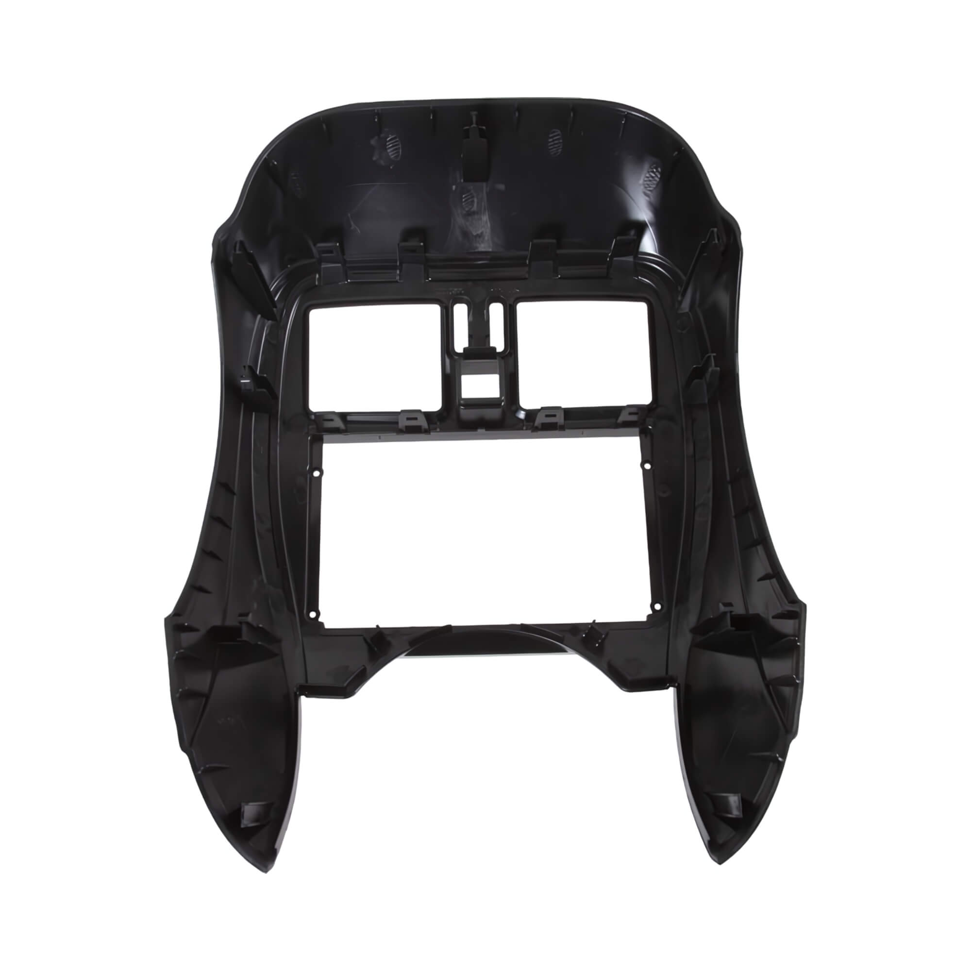 Moldura 9" Polegadas Preta compatível com Nissan March a partir de 2015 Expex - EPX9NS003