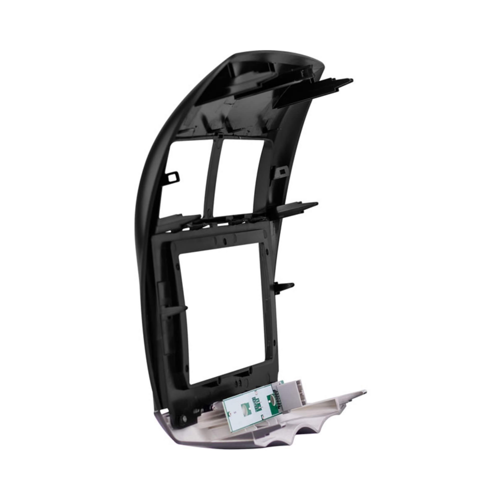 Moldura 10" Polegadas Preta compatível com Mitsubishi ASX 2010 a 2020 Expex - EPX10MT002