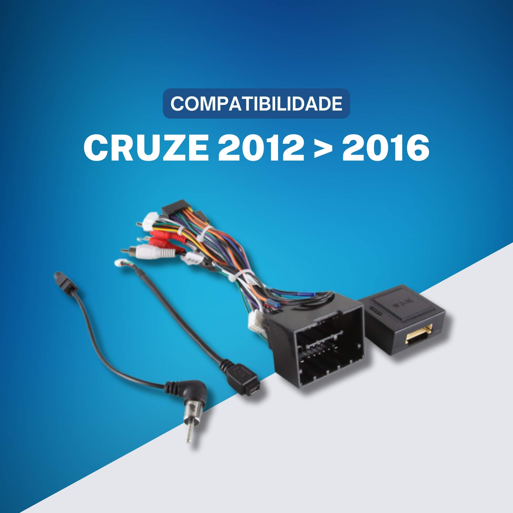 Kit Multifunções Chevrolet Cruze 12/16 Dedicado p/ Multimidia com Android Expex - EXCANPLUS-GM02