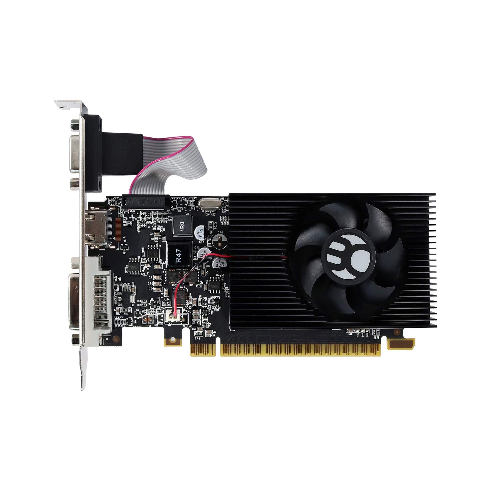 Placa de Vídeo GPU GT210 1GB DDR3 64 BITS DVI/HDMI/VGA BLUECASE - 05343-MIIK