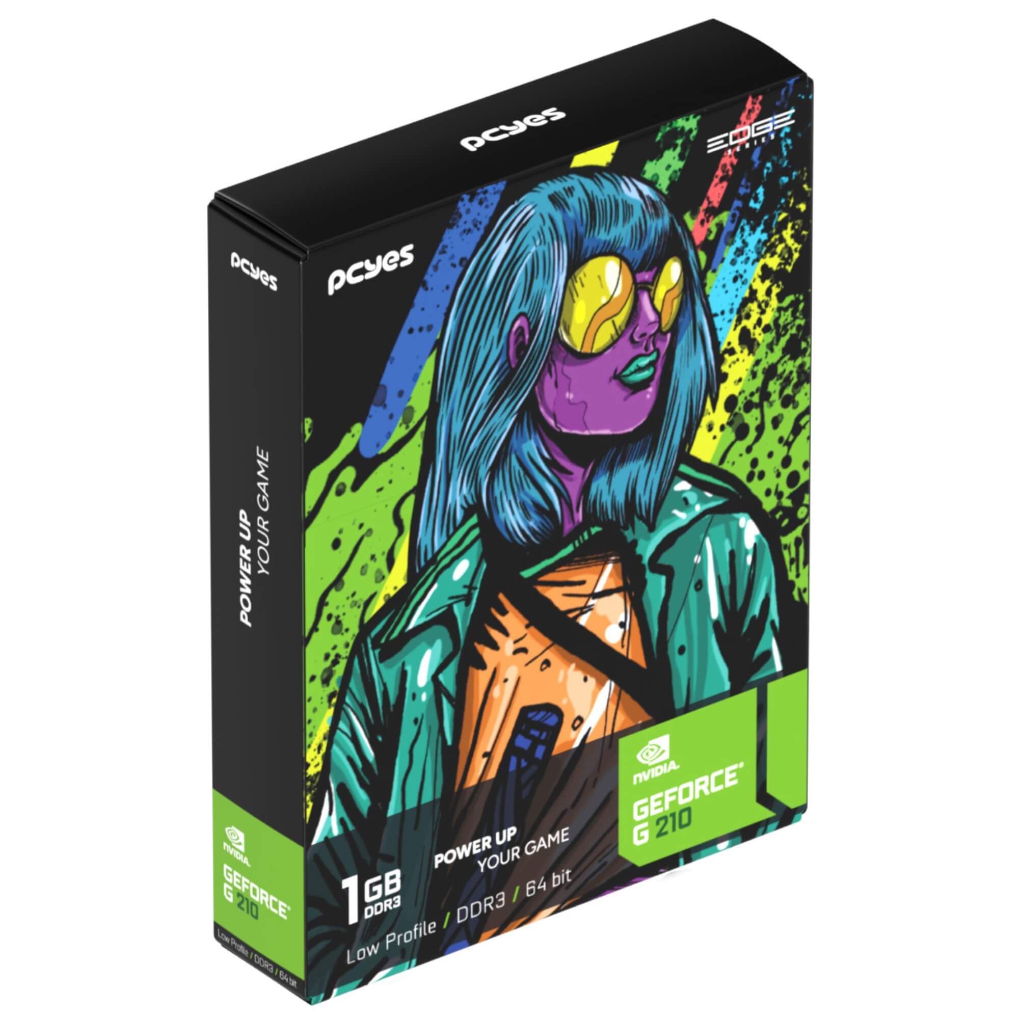 Placa de Vídeo G210 GPU 1GB 64B Pcyes Nvidia - 30675