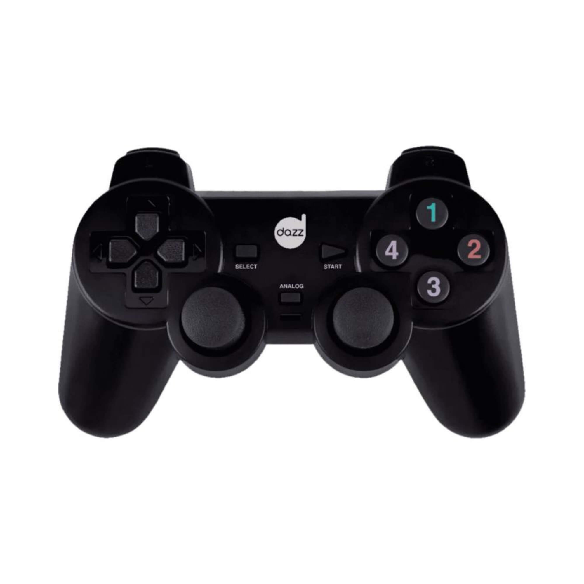 Controle Double Shock USB para PC Preto Dazz - 621322