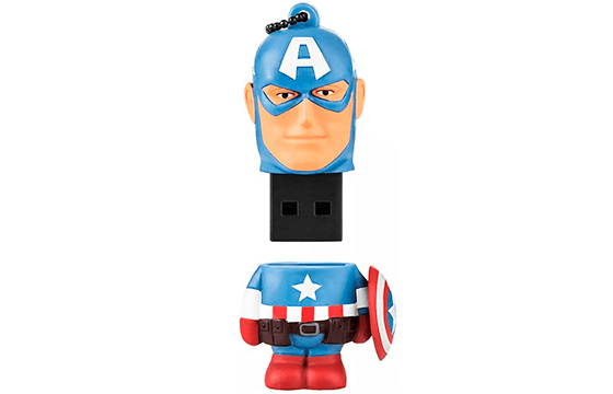 Pen Drive 8 Gb Marvel Cap. América - Multilaser PD080