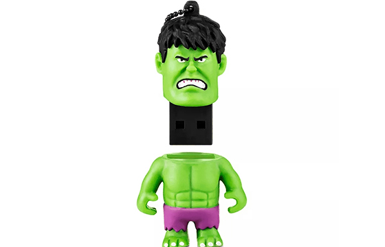 Pen Drive 8 Gb Marvel Vingadores Hulk - Multilaser PD082