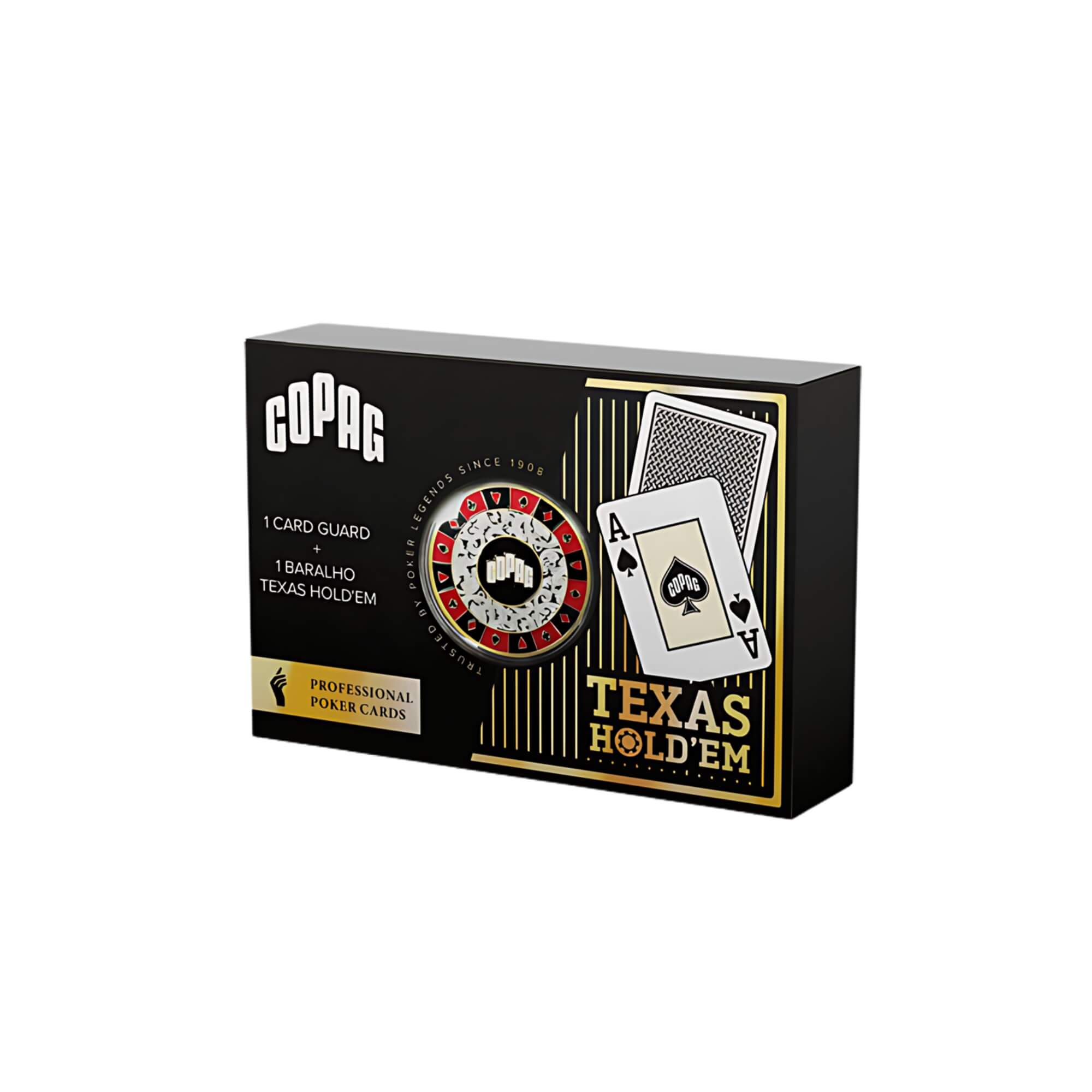 Jogo de Cartas Pro Texas Hold'Em Com Card Guard Copag - 31762