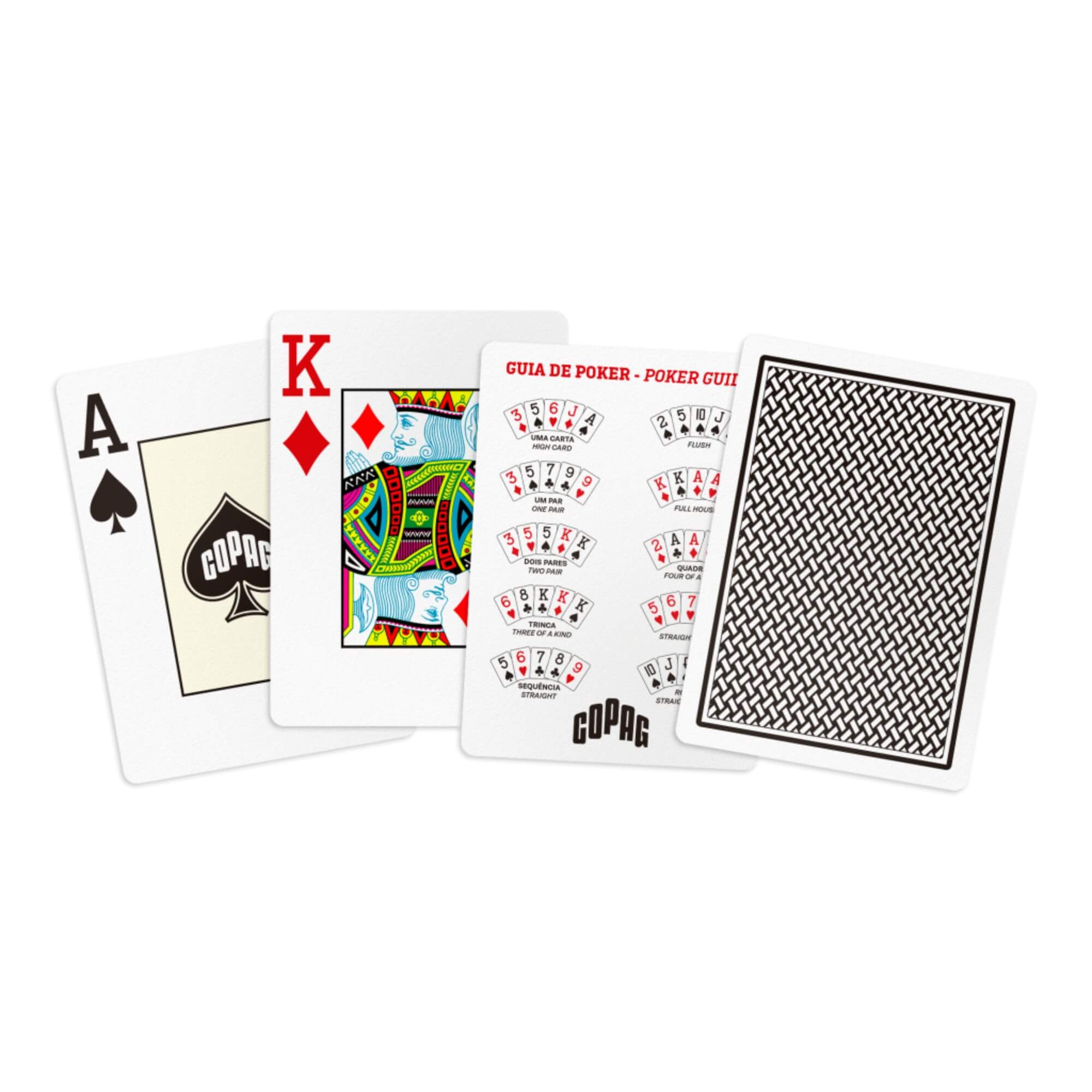 Jogo de Cartas Pro Texas Hold'Em Com Card Guard Copag - 31762