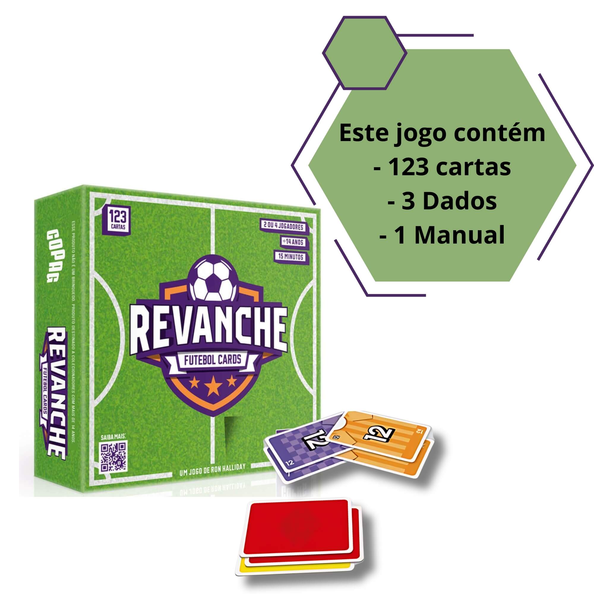 Jogo de Cartas Revanche Futebol Cards Copag - 34970
