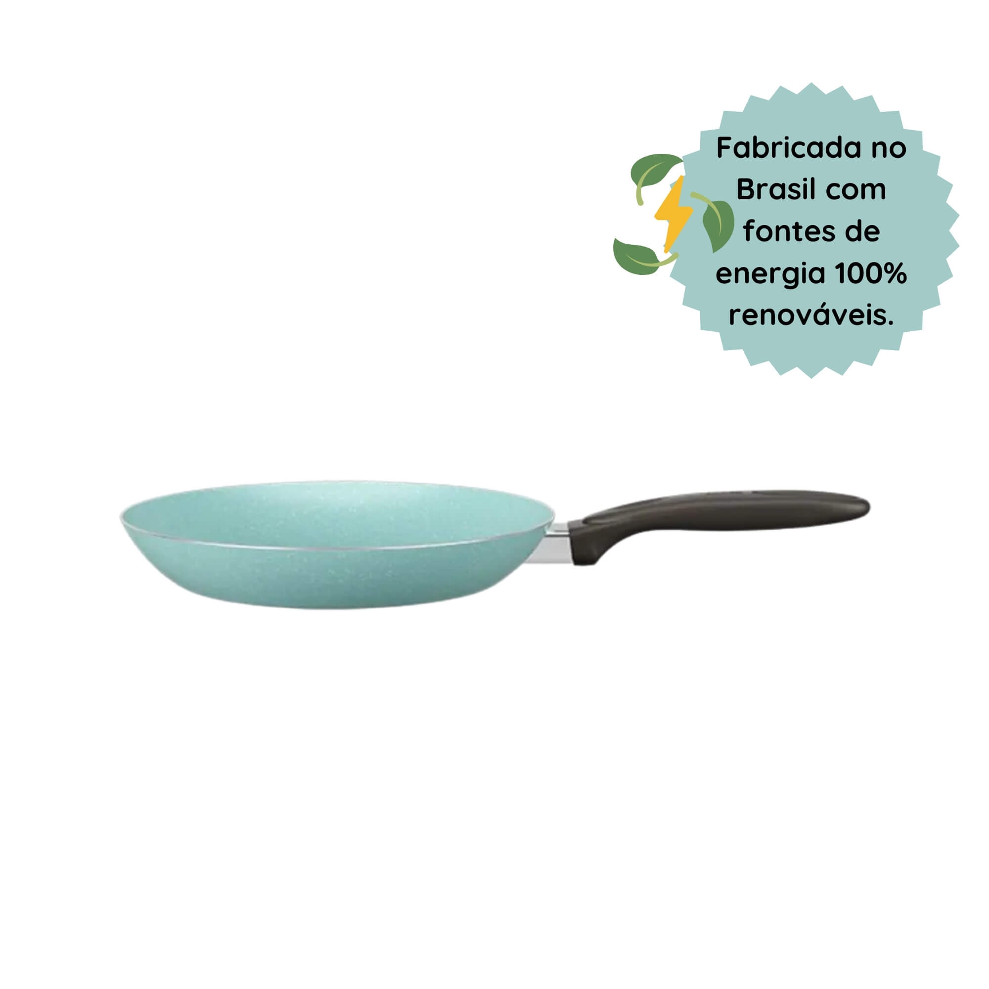 COMP Kit Panela Wok + Frigideira 24cm Antiaderente Brinox