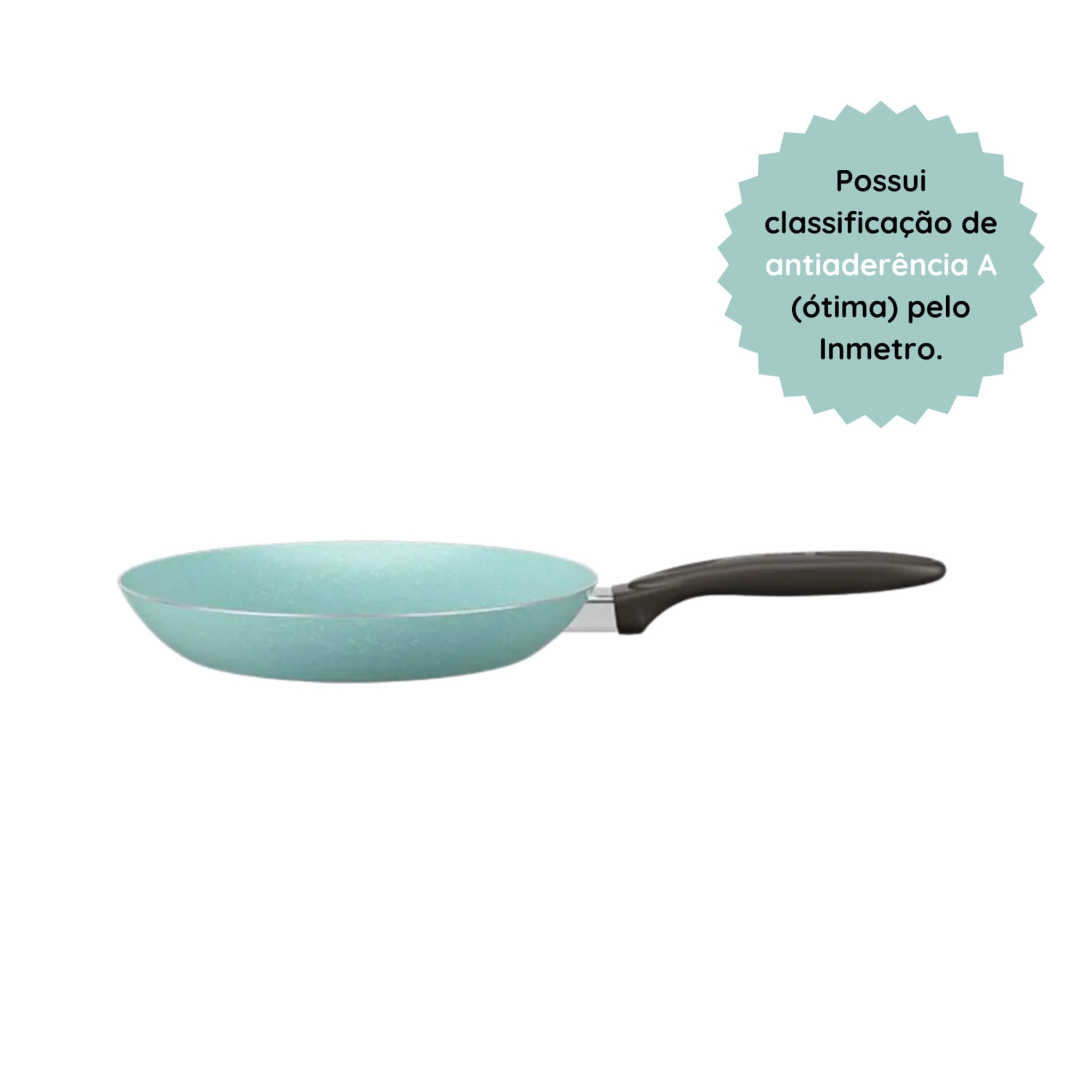 COMP Kit Panela Wok + Frigideira 24cm Antiaderente Brinox