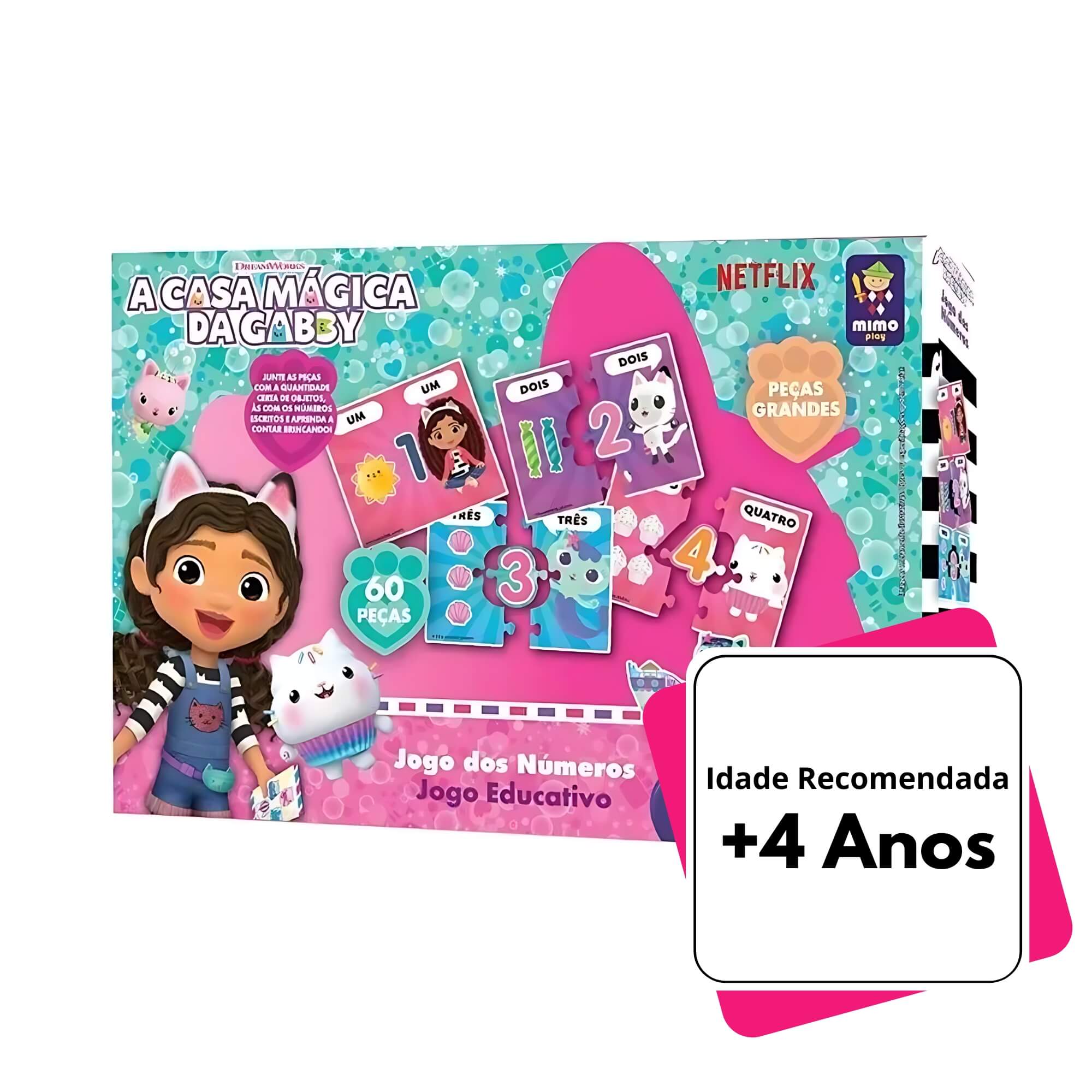 Jogo Educativo dos Números Gabby Mimo Toys - 2157