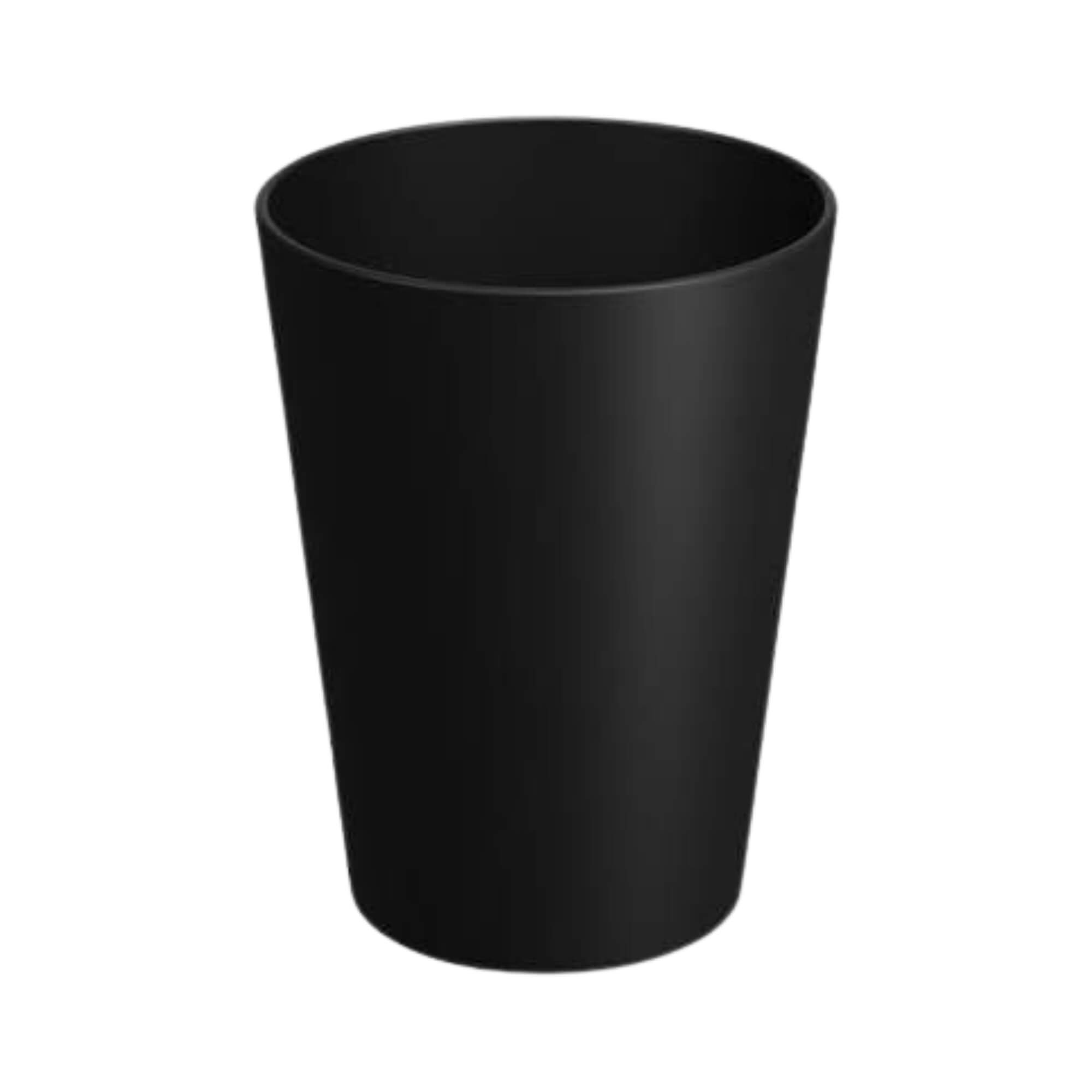 COMP Kit Copo Cônico 6 Unidades 300ml Casual Coza Preto - Brinox