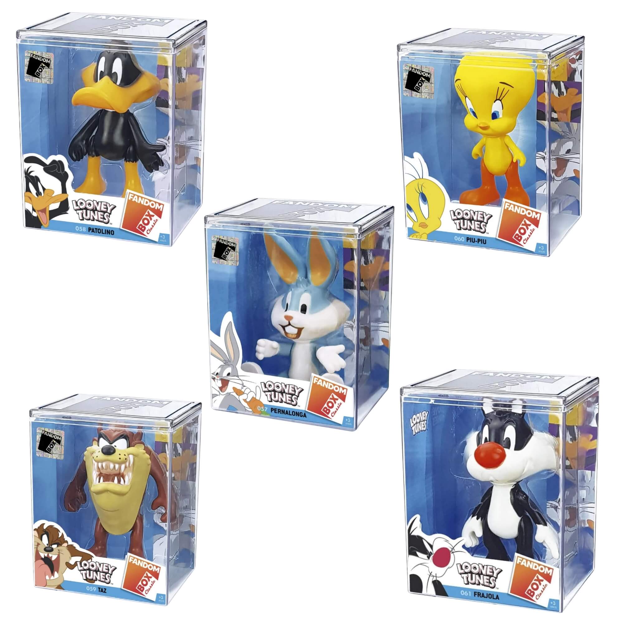COMP Kit Looney Tunes Coleção 5 Bonecos Fandom Box - Líder
