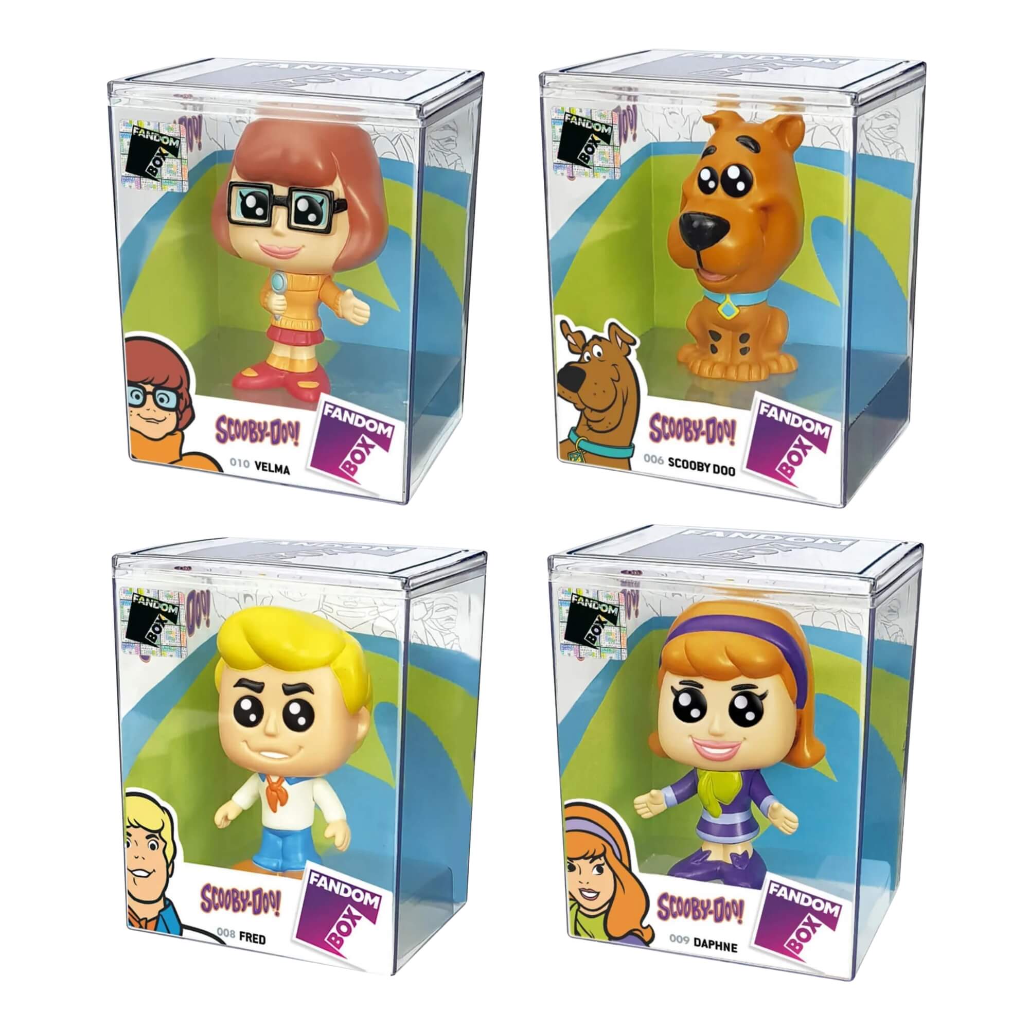 COMP Kit Fandom Box 4 Bonecos Coleção Scooby Doo - Líder
