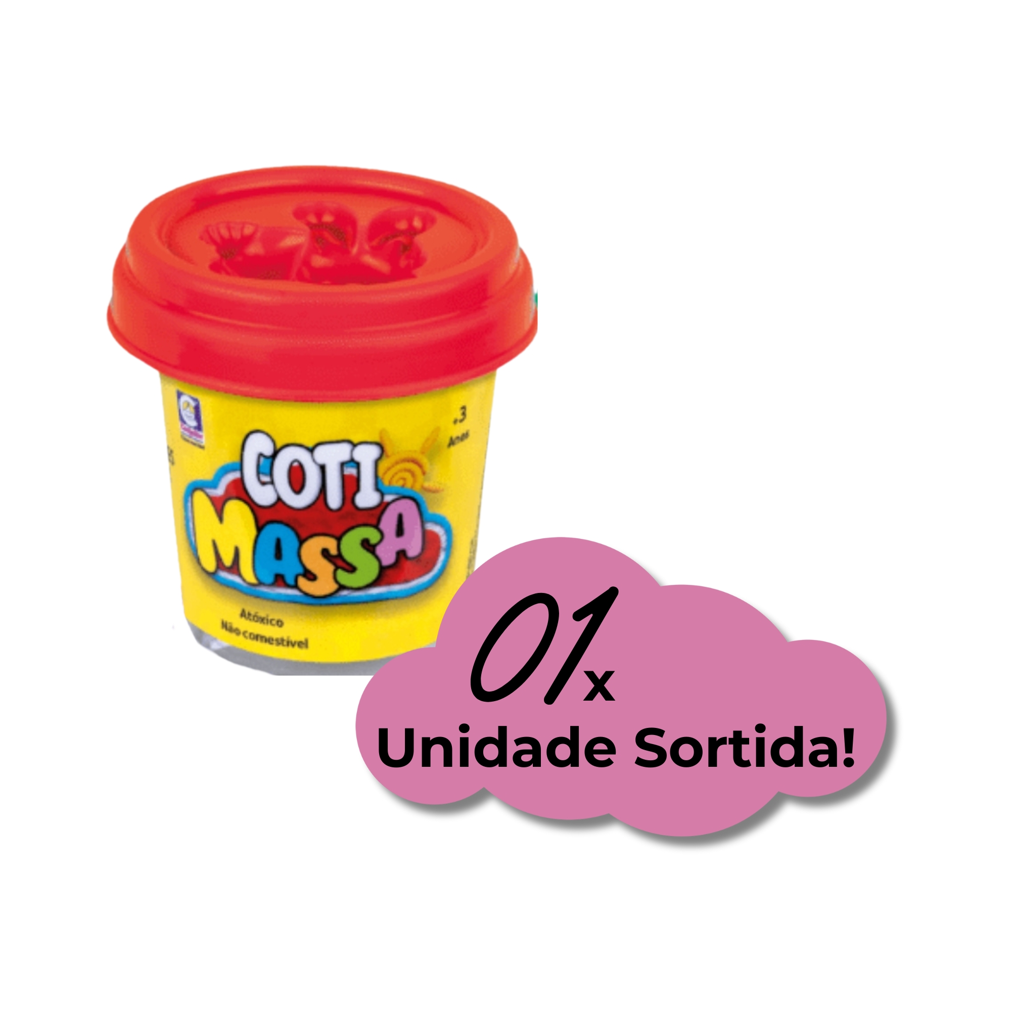 COMP Cozinha Infantil Pop Casinha C/ Utensílios + Brinde 1x Massinha Sortida Coti Tutti Frutti